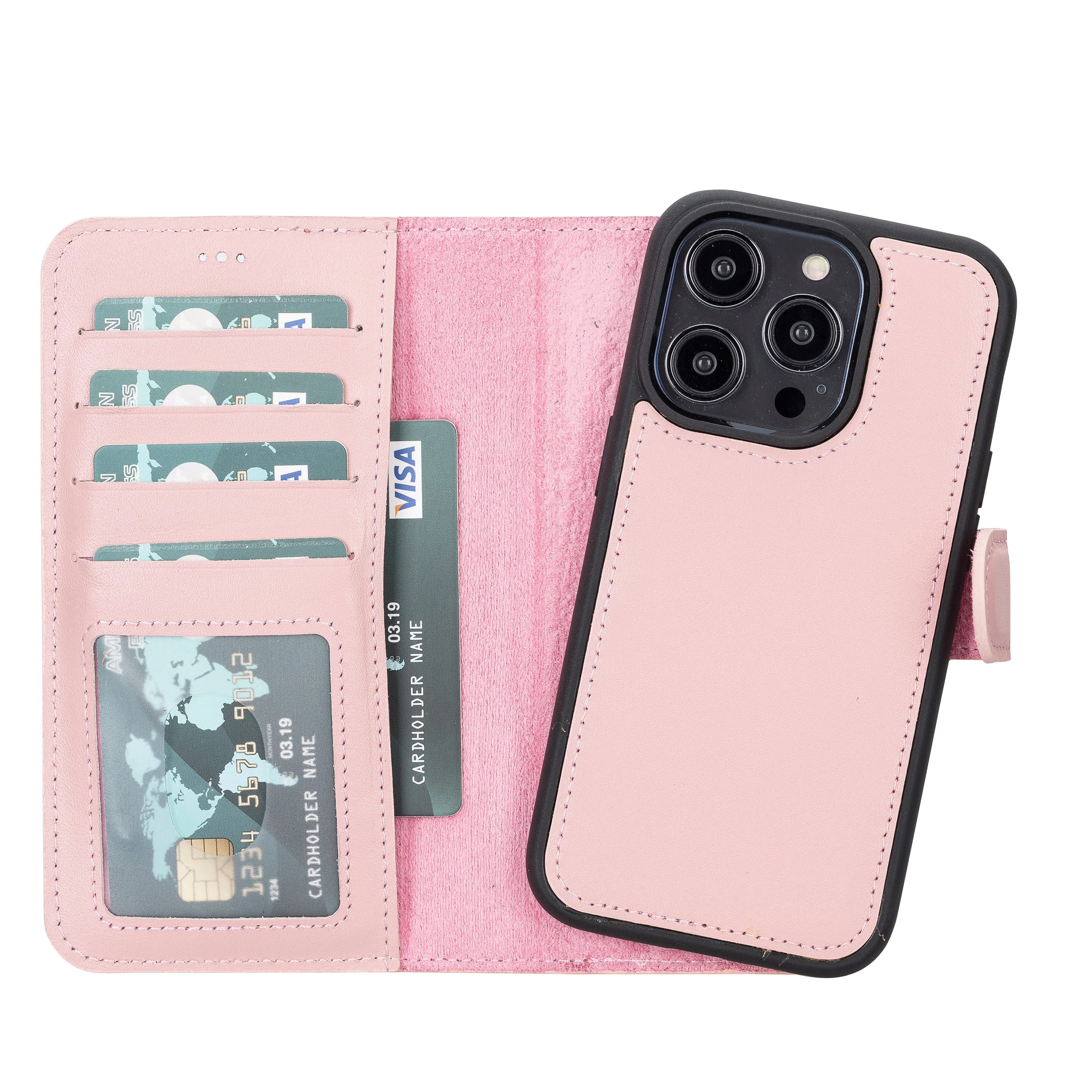 Leather Wallet Case for iPhone 14 Pro