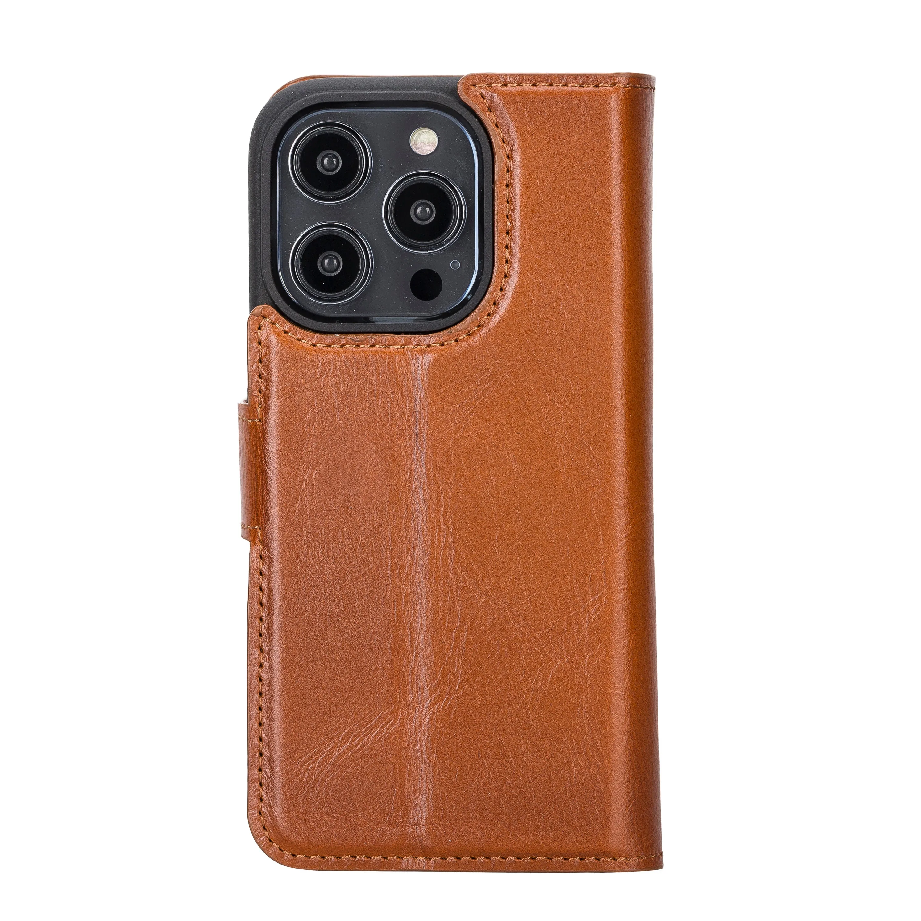 Leather Wallet Case for iPhone 15 Pro