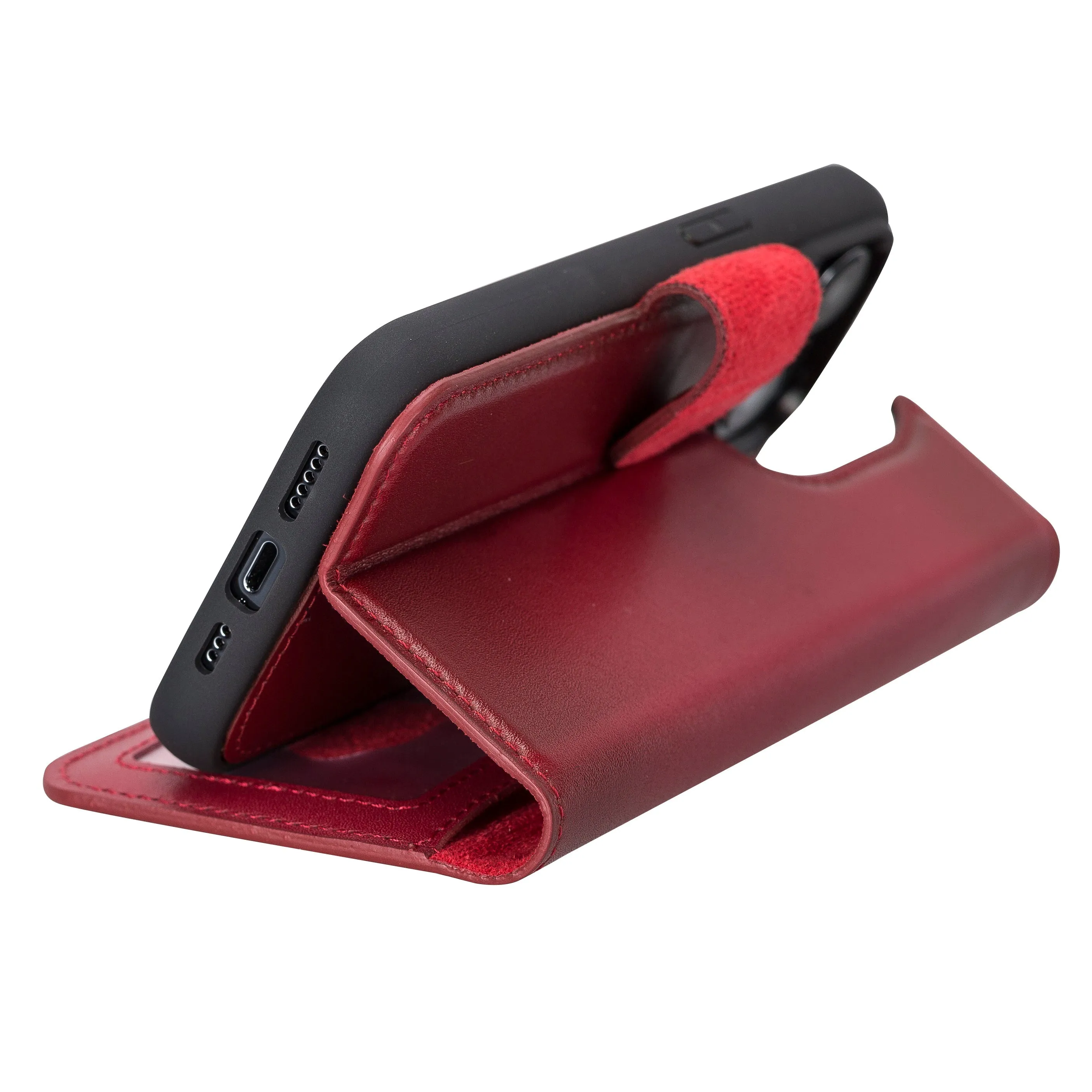 Leather Wallet Case for iPhone 15 Pro