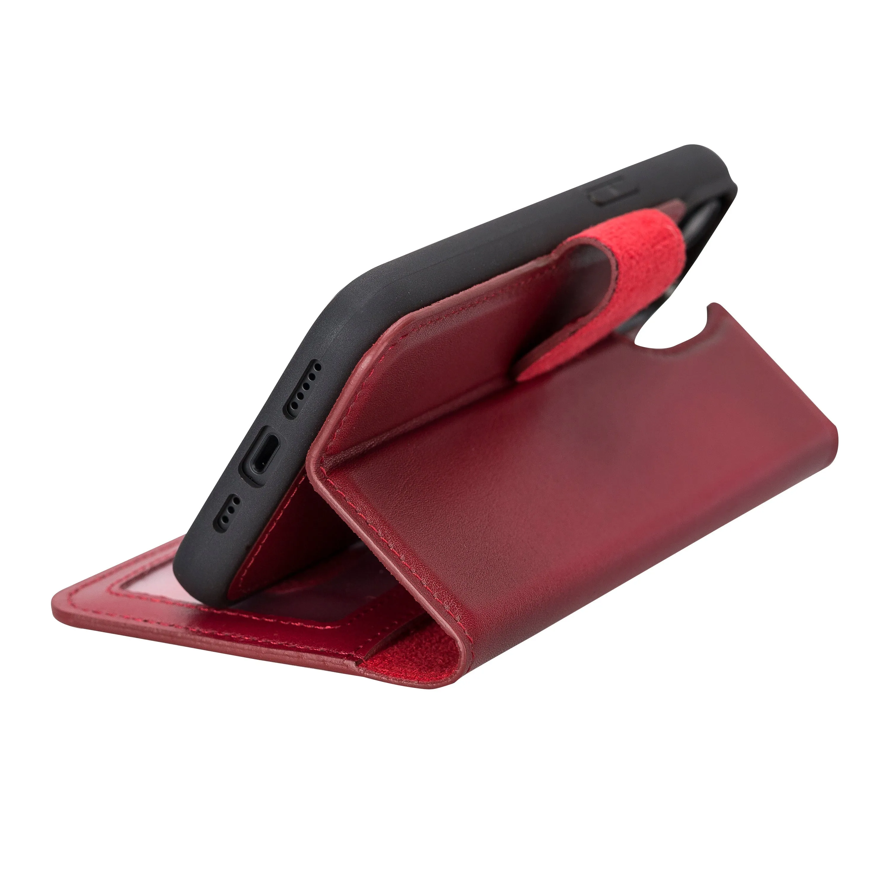 Leather Wallet Case for iPhone 15