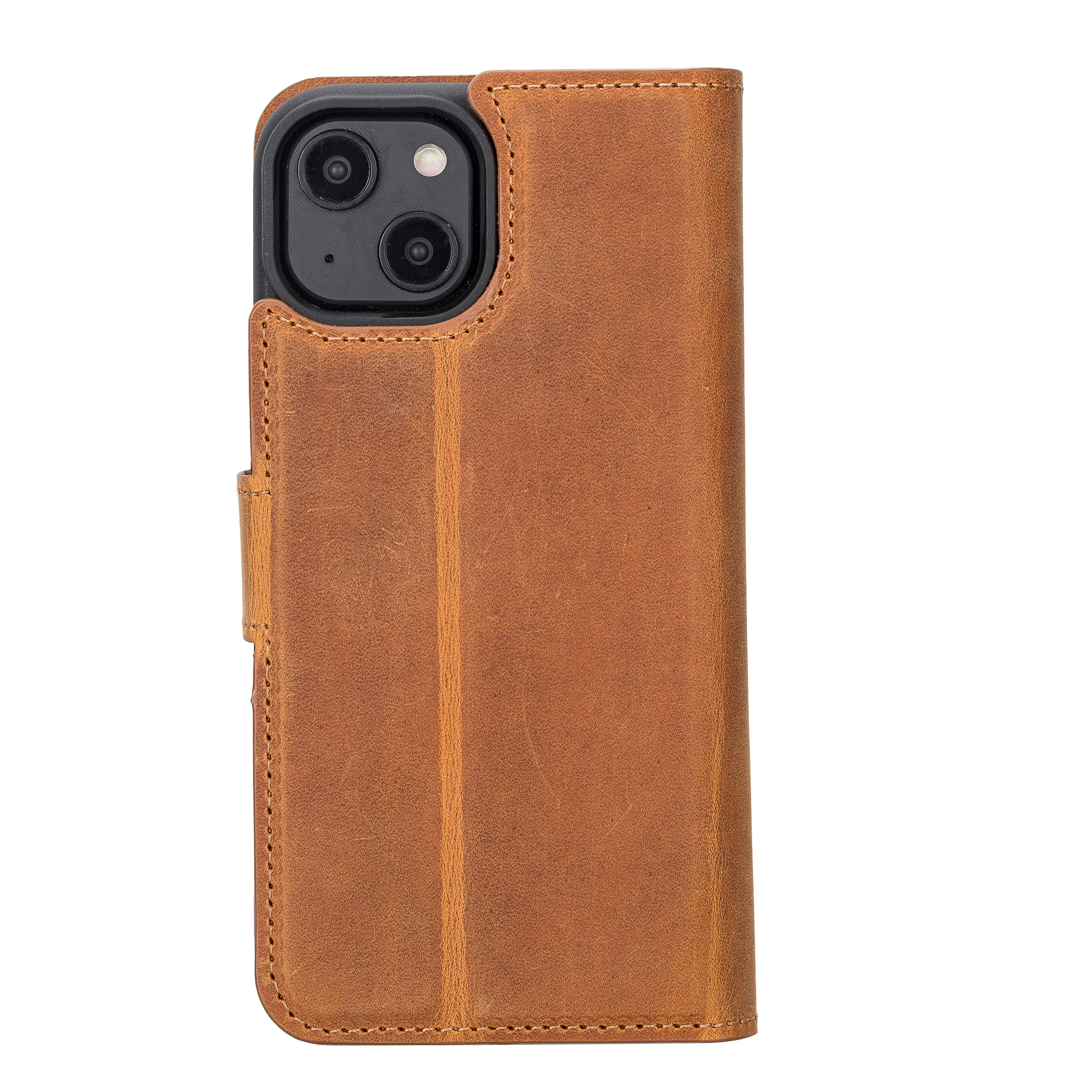 Leather Wallet Case for iPhone 15