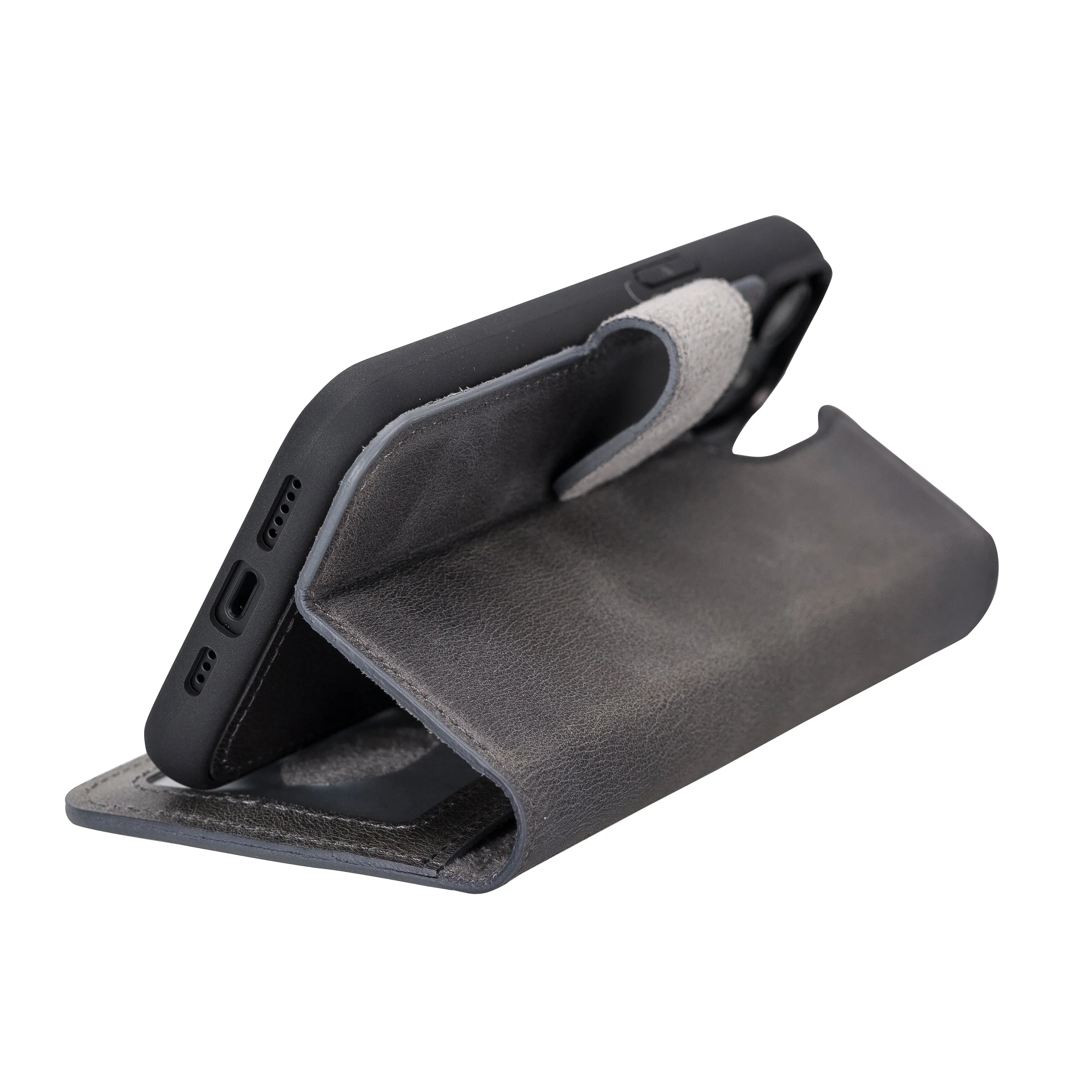 Leather Wallet Case for iPhone 15