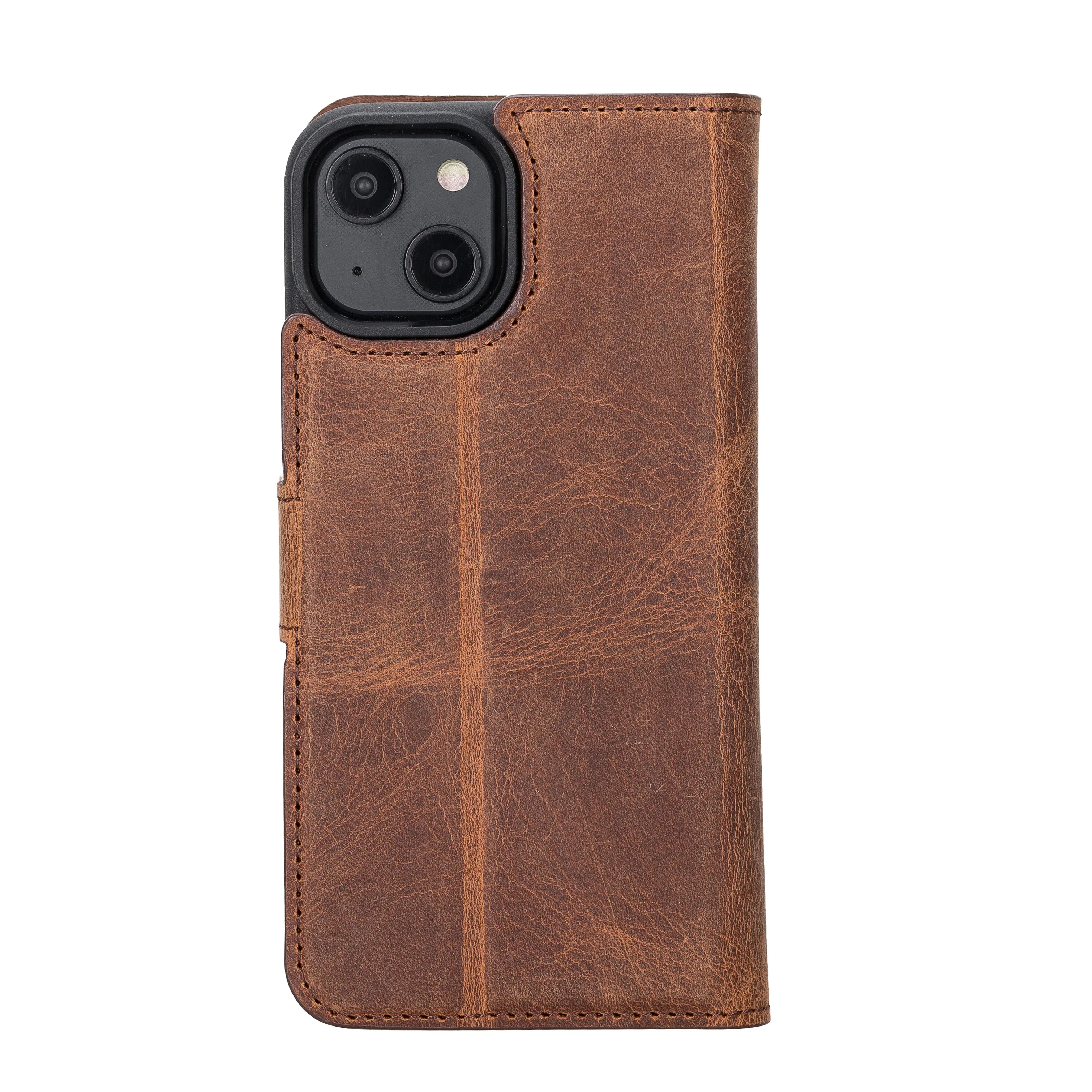 Leather Wallet Case for iPhone 15