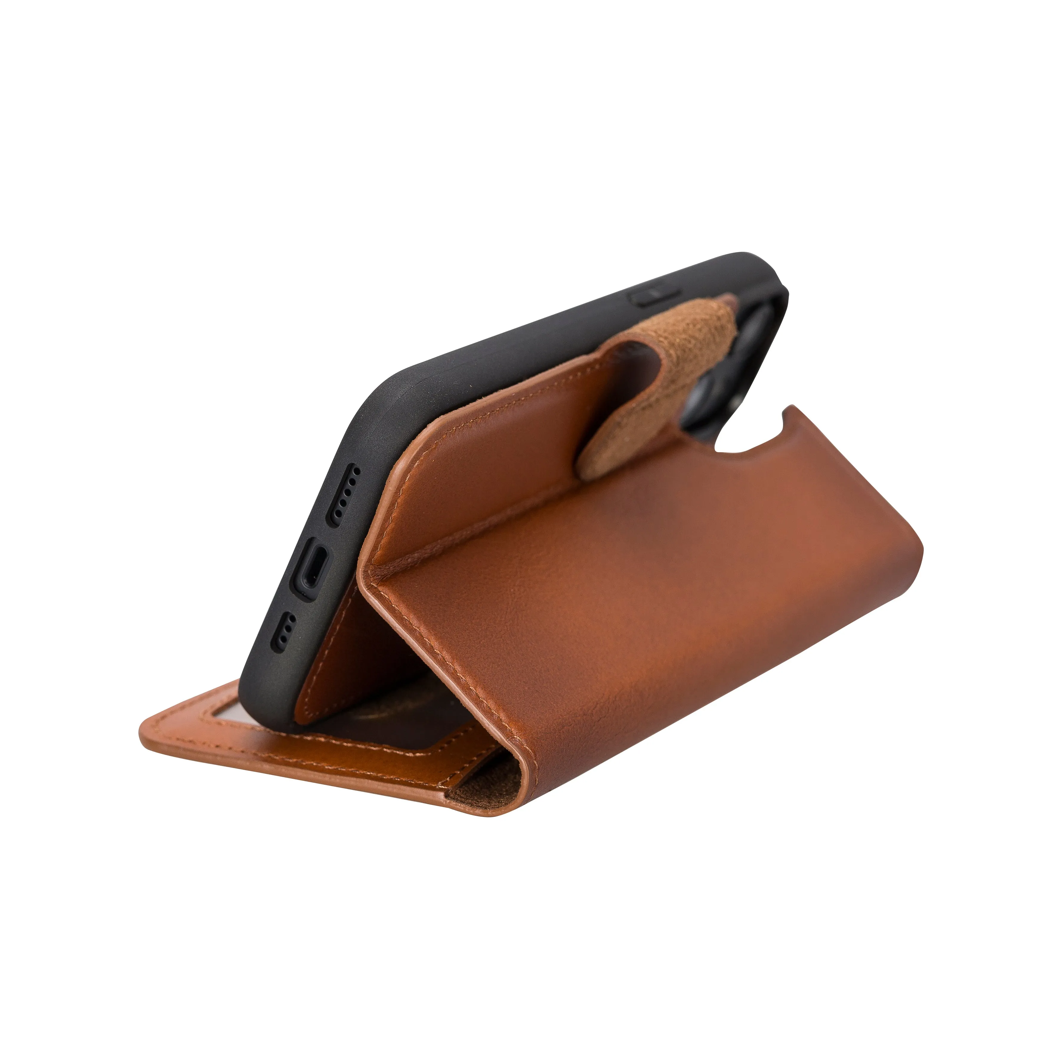 Leather Wallet Case for iPhone 15