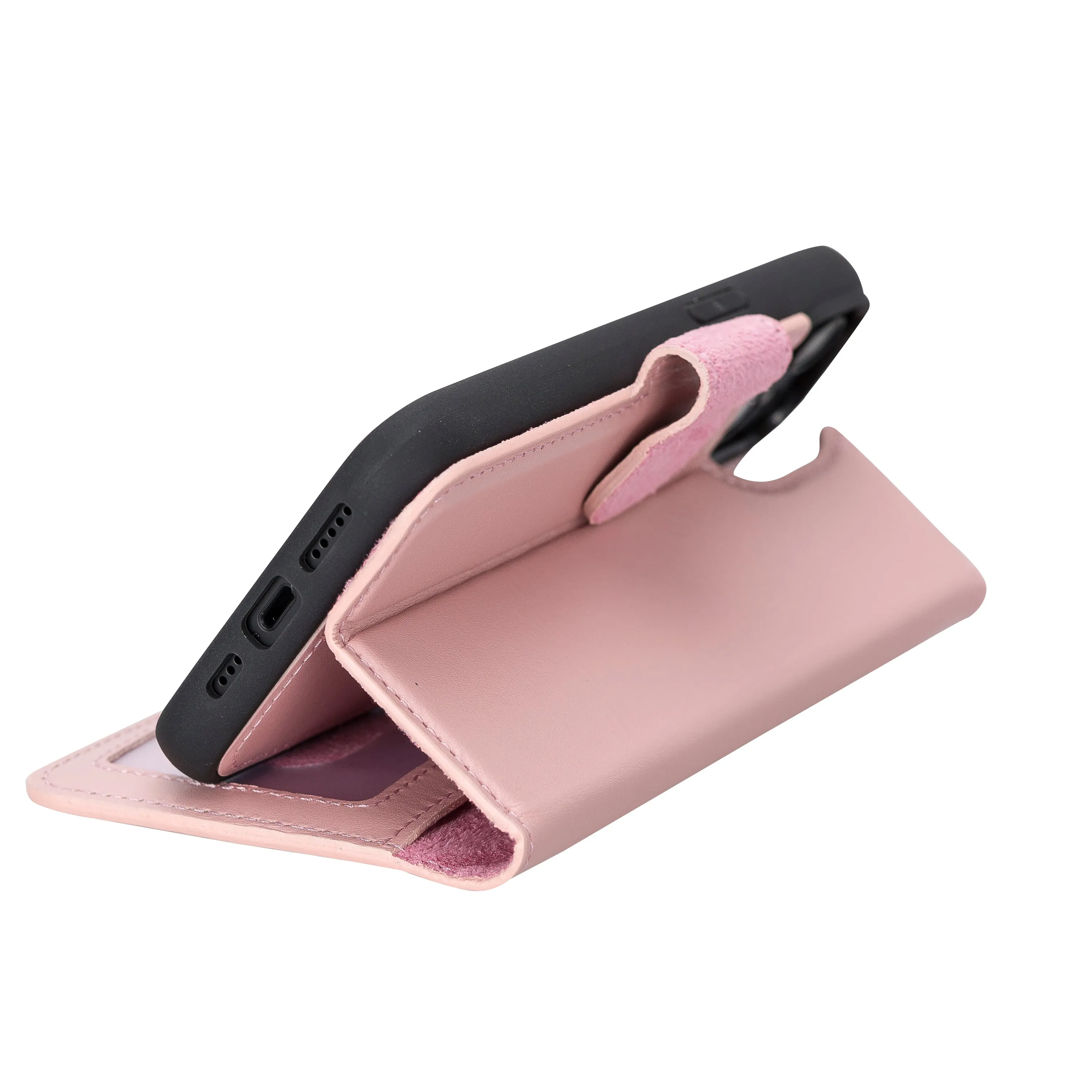 Leather Wallet Case for iPhone 15