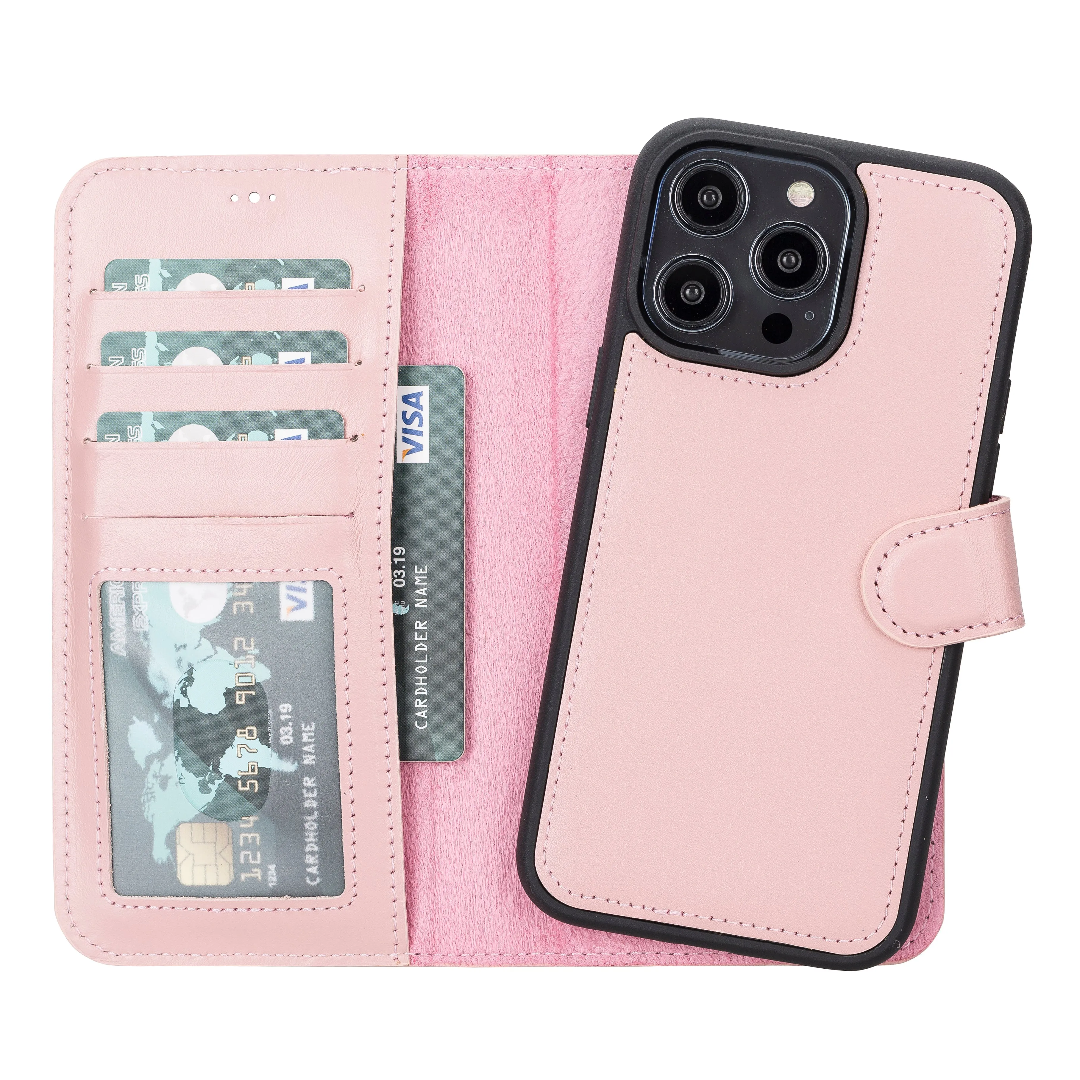 Leather Wallet Case for iPhone 16 Pro Max iPhone 16 Pro iPhone 16 Plus iPhone 16