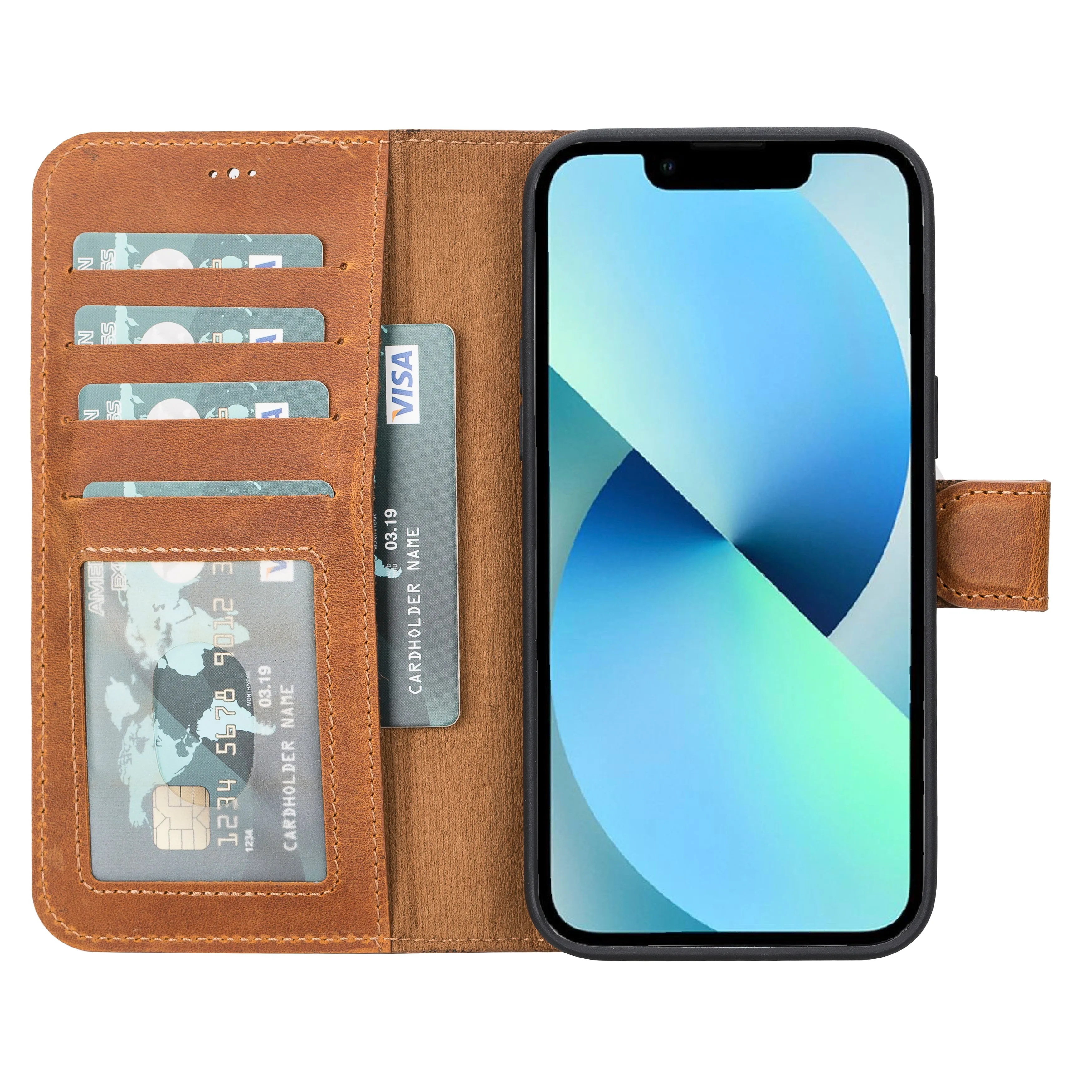 Leather Wallet Case for iPhone 16 Pro Max iPhone 16 Pro iPhone 16 Plus iPhone 16