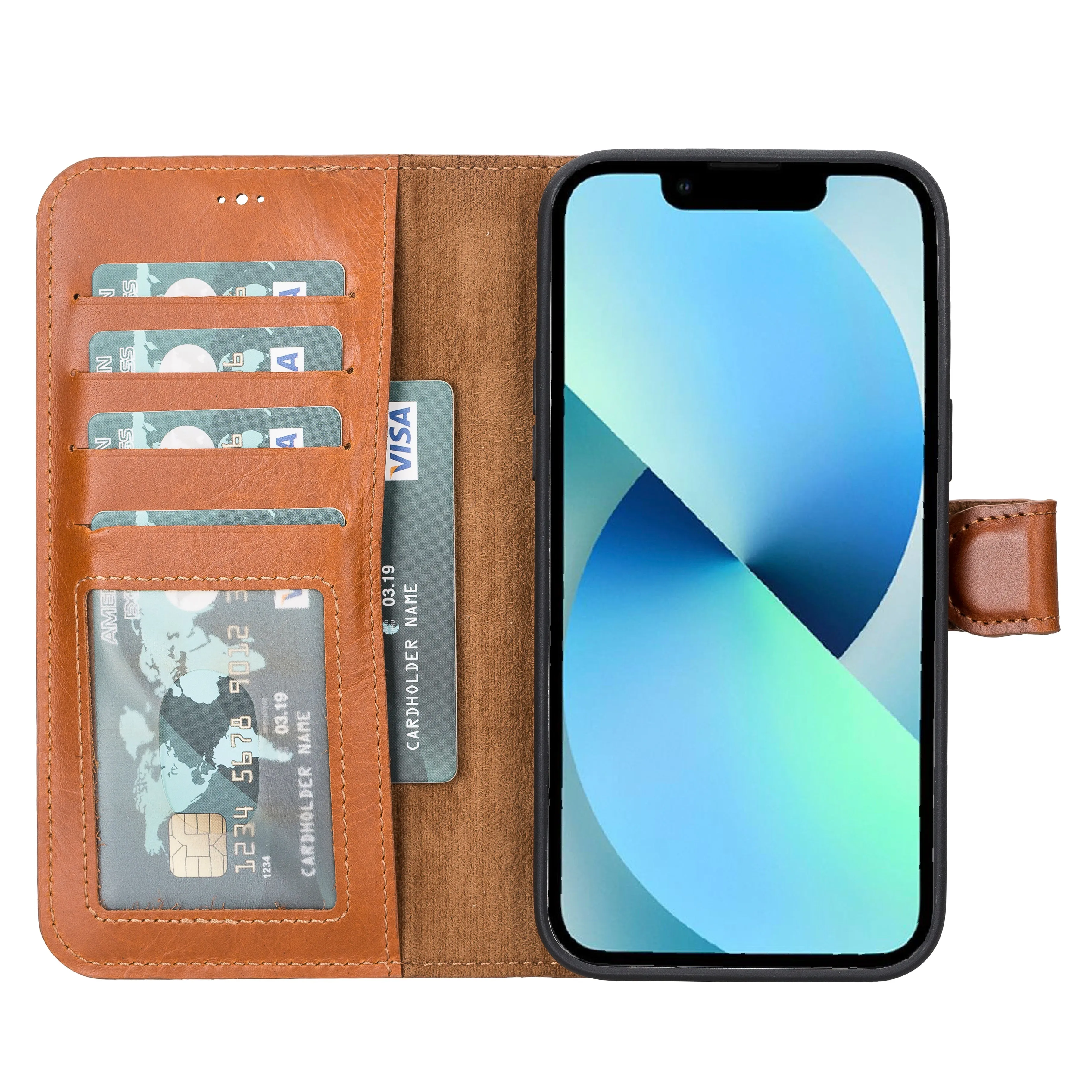 Leather Wallet Case for iPhone 16 Pro Max iPhone 16 Pro iPhone 16 Plus iPhone 16