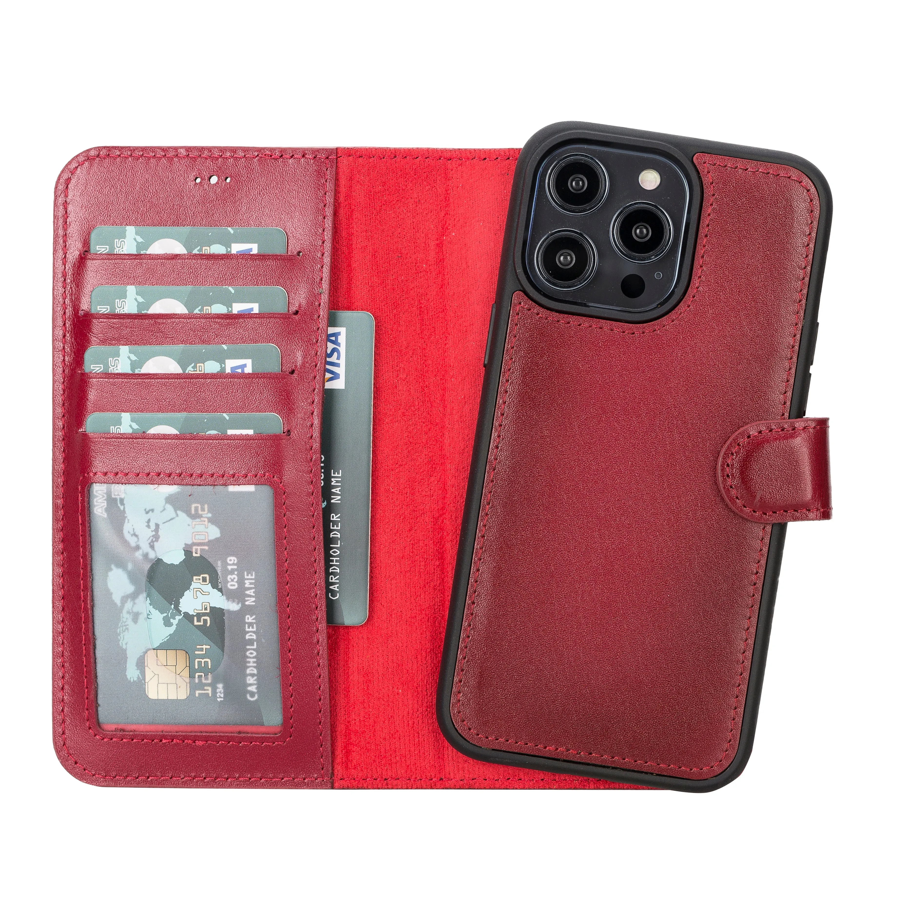 Leather Wallet Case for iPhone 16 Pro Max iPhone 16 Pro iPhone 16 Plus iPhone 16