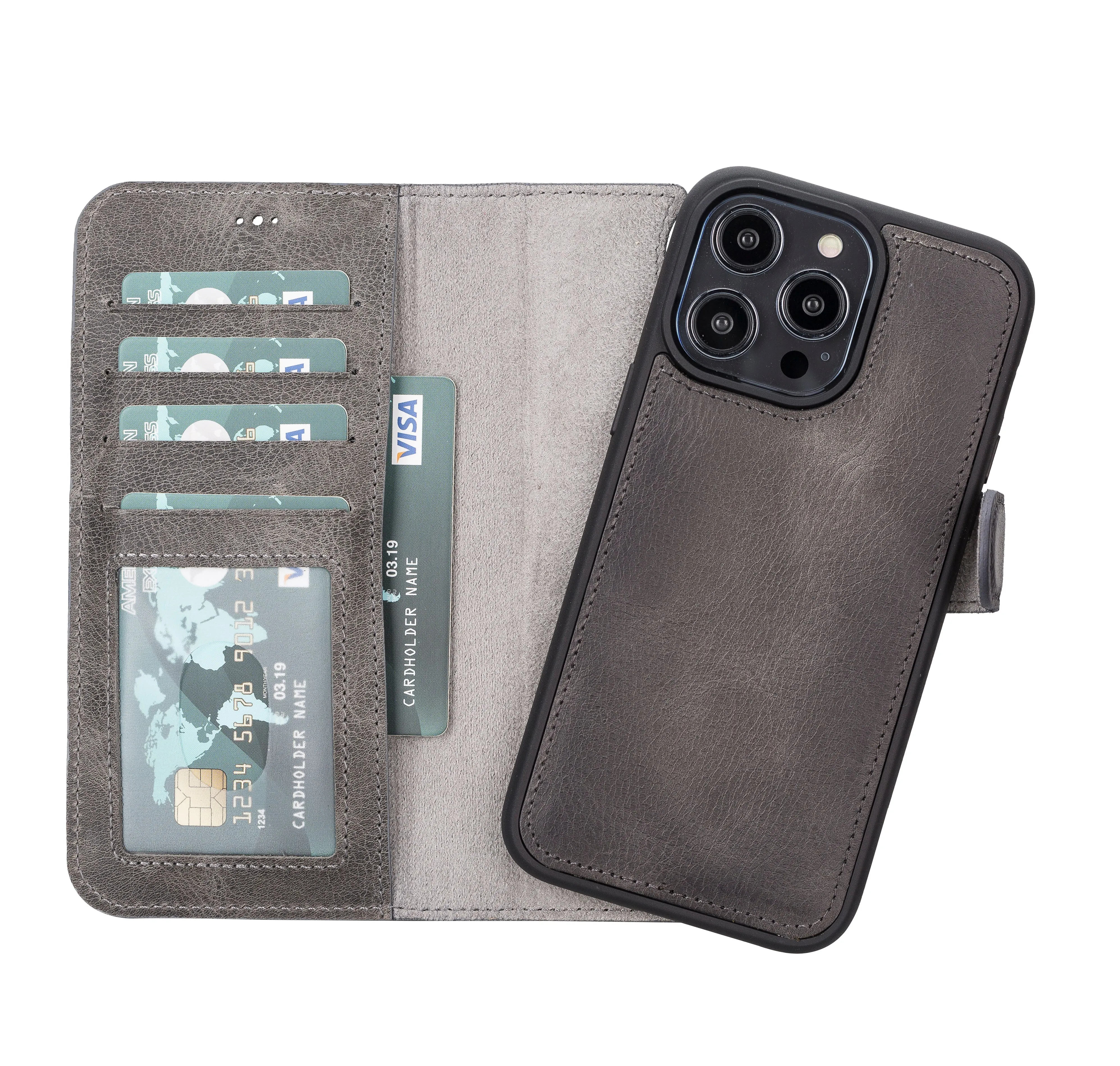 Leather Wallet Case for iPhone 16 Pro Max iPhone 16 Pro iPhone 16 Plus iPhone 16