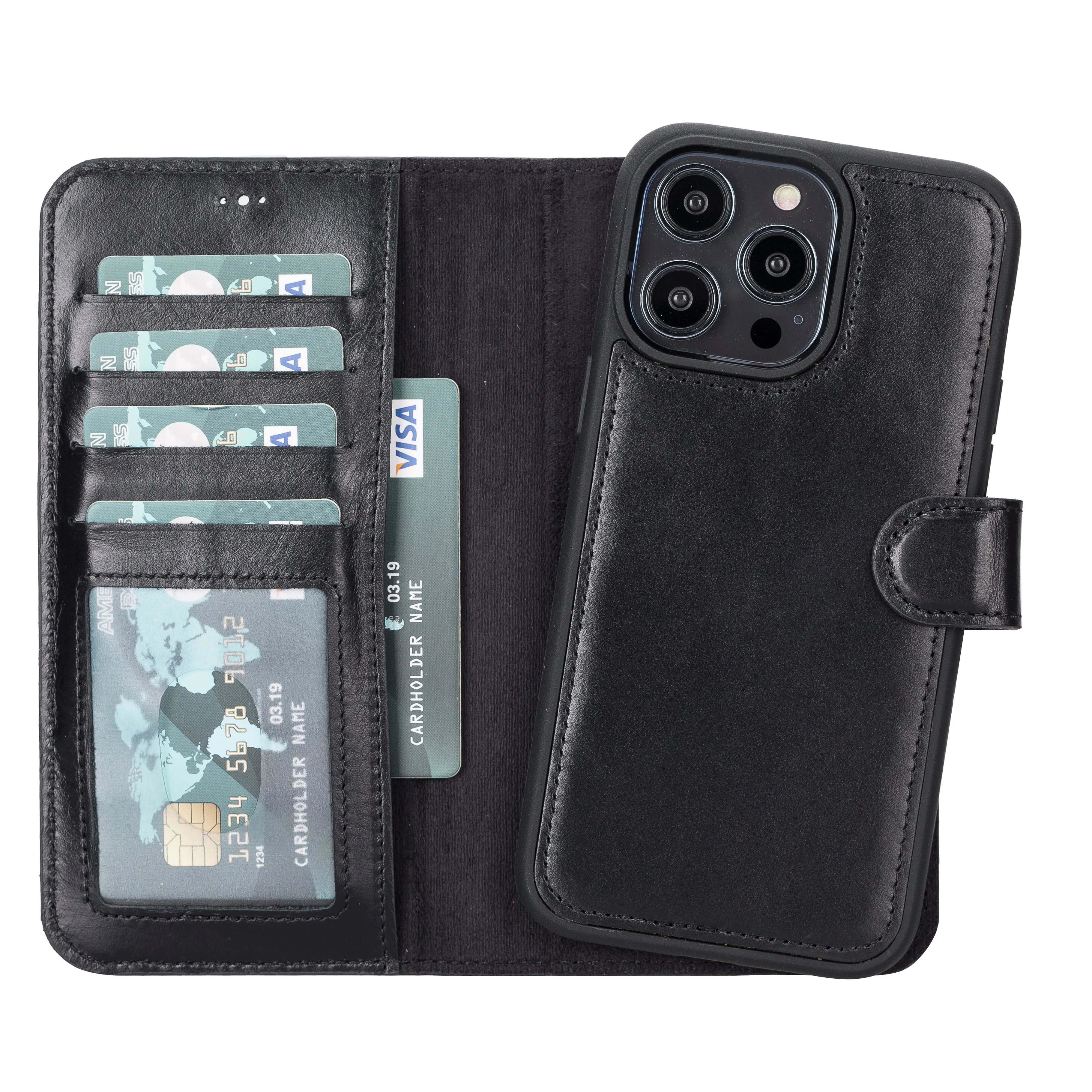 Leather Wallet Case for iPhone 16 Pro Max iPhone 16 Pro iPhone 16 Plus iPhone 16
