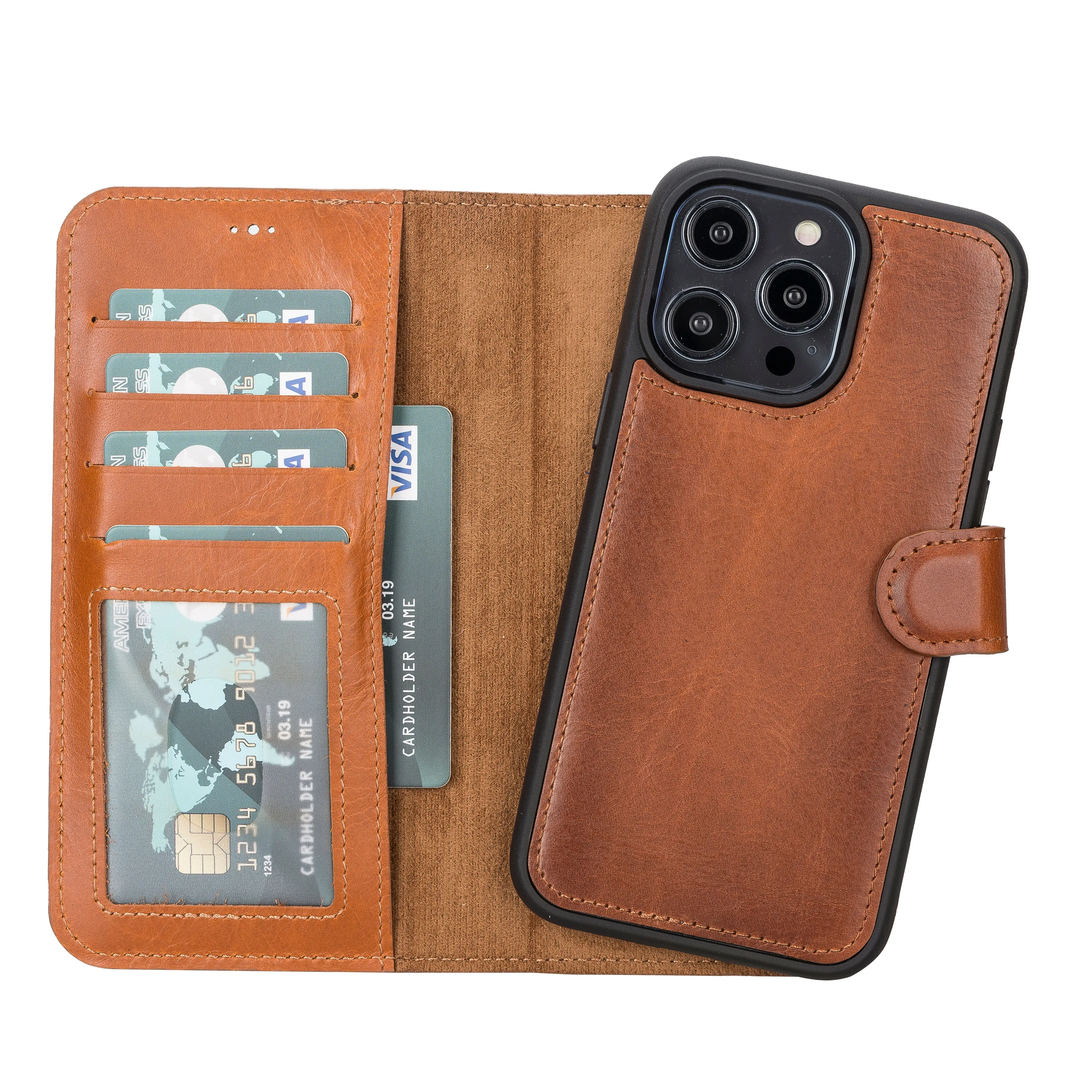 Leather Wallet Case for iPhone 16 Pro Max iPhone 16 Pro iPhone 16 Plus iPhone 16