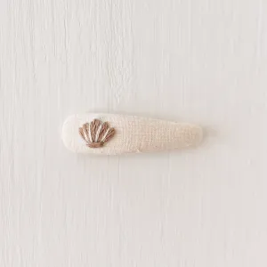 LEFT SIDE Sea Shell 2in Snap Clip