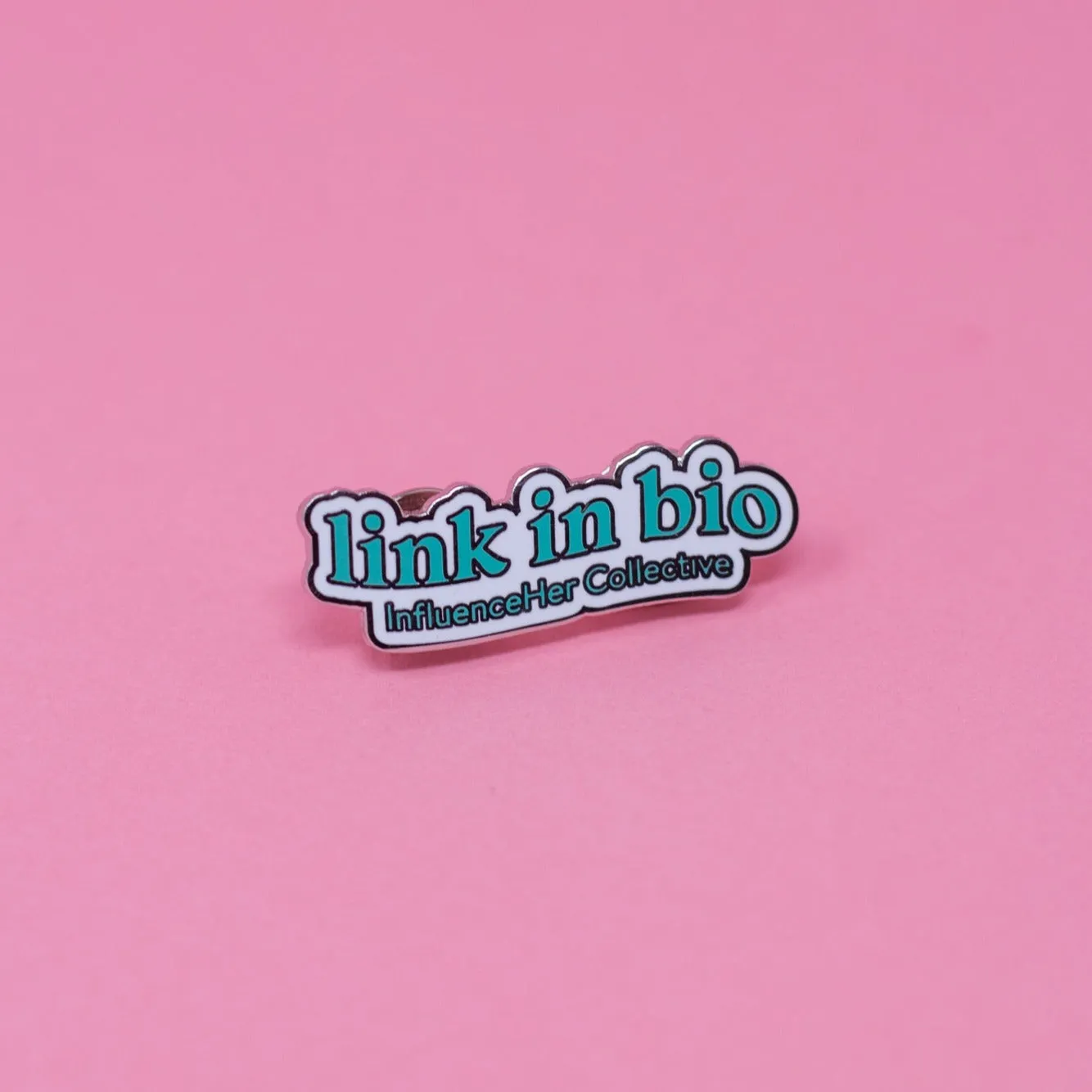Link in Bio Enamel Pin