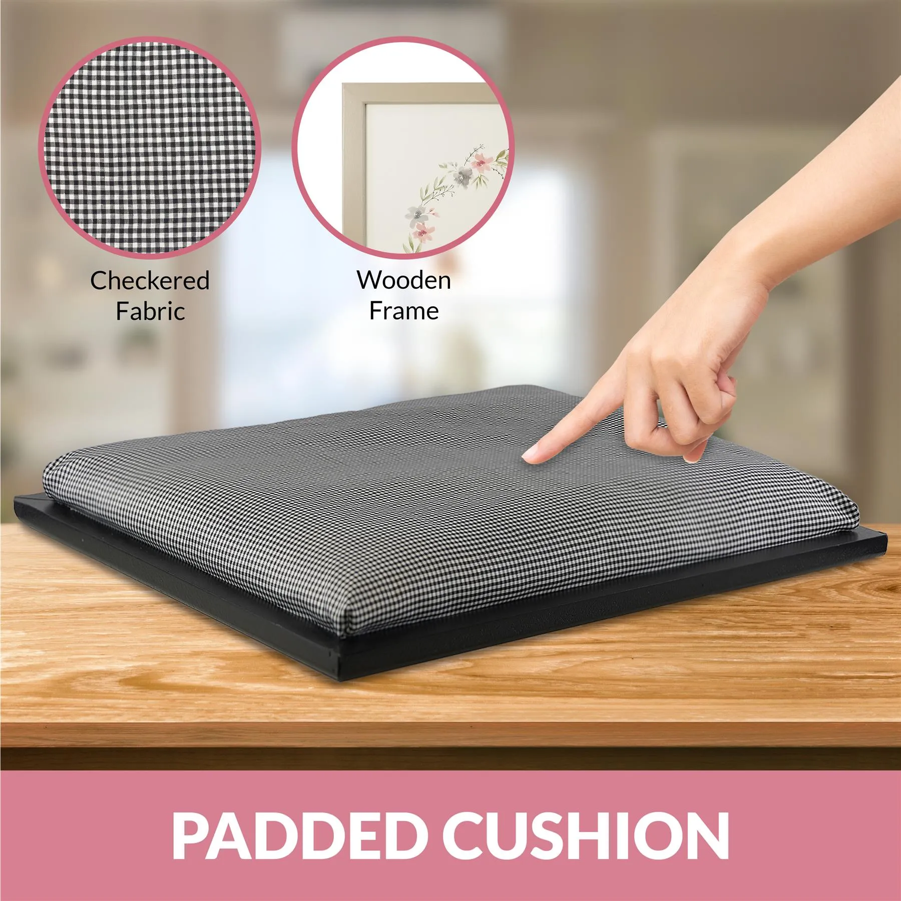 Live a Beautiful Life Lap Tray With Bean Bag Cushion