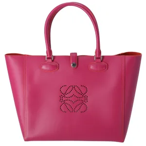 LOEWE Leo Tote Bag 364.71AG60 Pink Leather