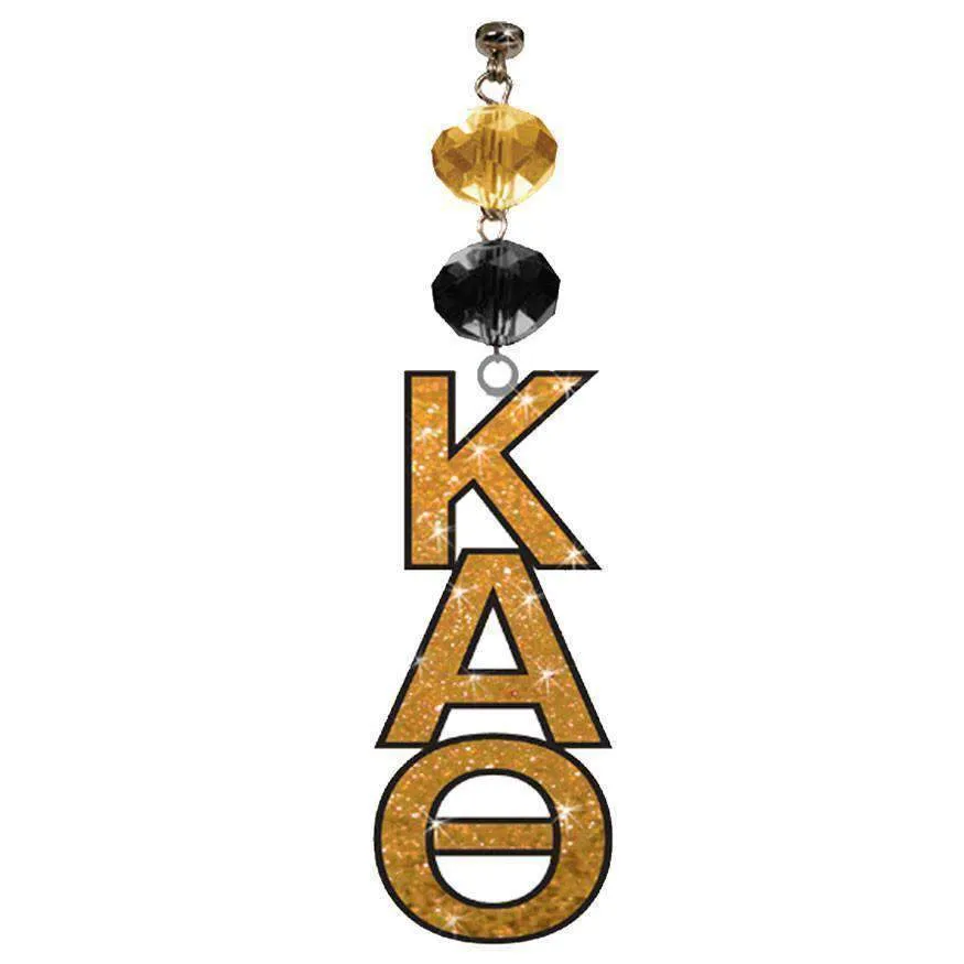 Logo Bling - Kappa Alpha Theta  (Set of 3)  MAGNETIC ORNAMENT
