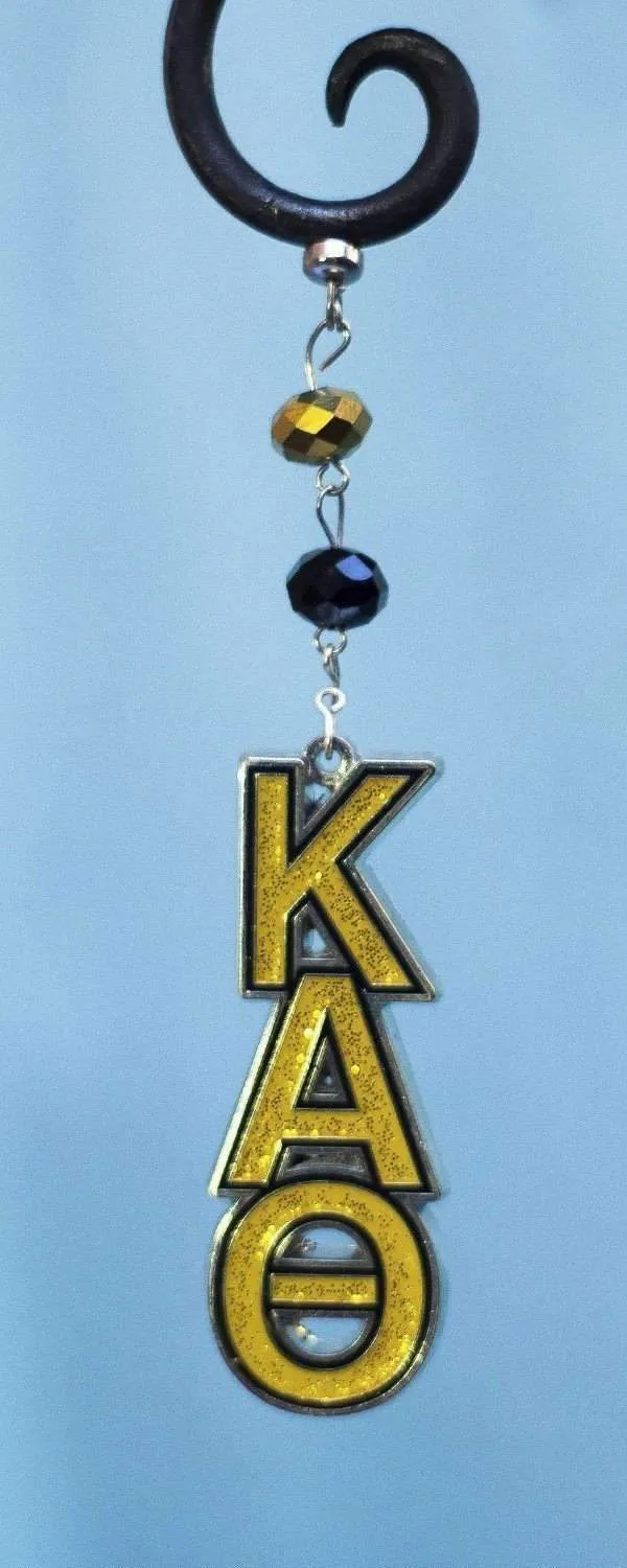Logo Bling - Kappa Alpha Theta  (Set of 3)  MAGNETIC ORNAMENT