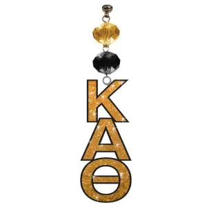 Logo Bling - Kappa Alpha Theta  (Set of 3)  MAGNETIC ORNAMENT
