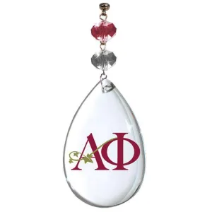 Logo Crystal - Badge- Alpha Phi   (Set of 3)  MAGNETIC ORNAMENT