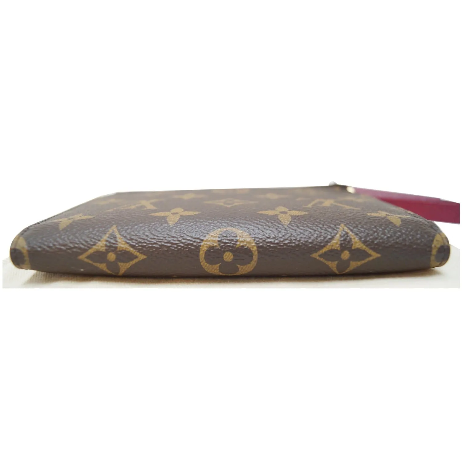 LOUIS VUITTON Adele Monogram Canvas Compact Wallet Brown