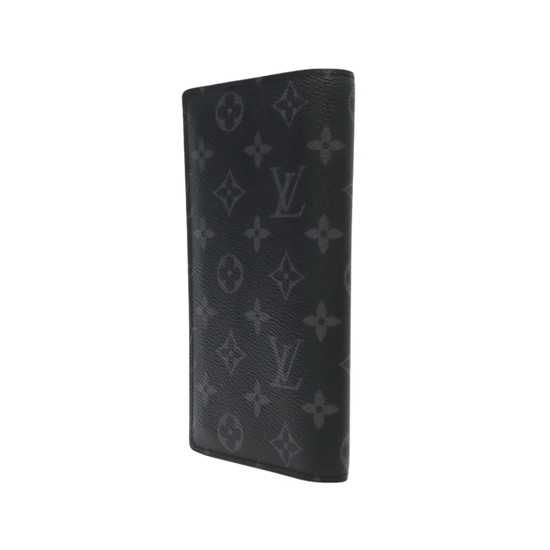 LOUIS VUITTON BRAZZA MONOGRAM ECLIPSE WALLET