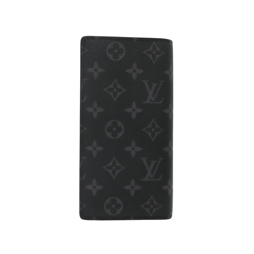 LOUIS VUITTON BRAZZA MONOGRAM ECLIPSE WALLET