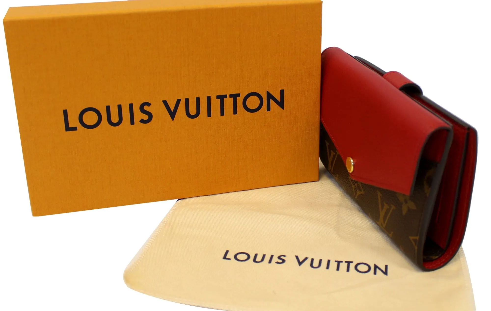 LOUIS VUITTON Cerise Monogram Canvas Pallas Compact Wallet