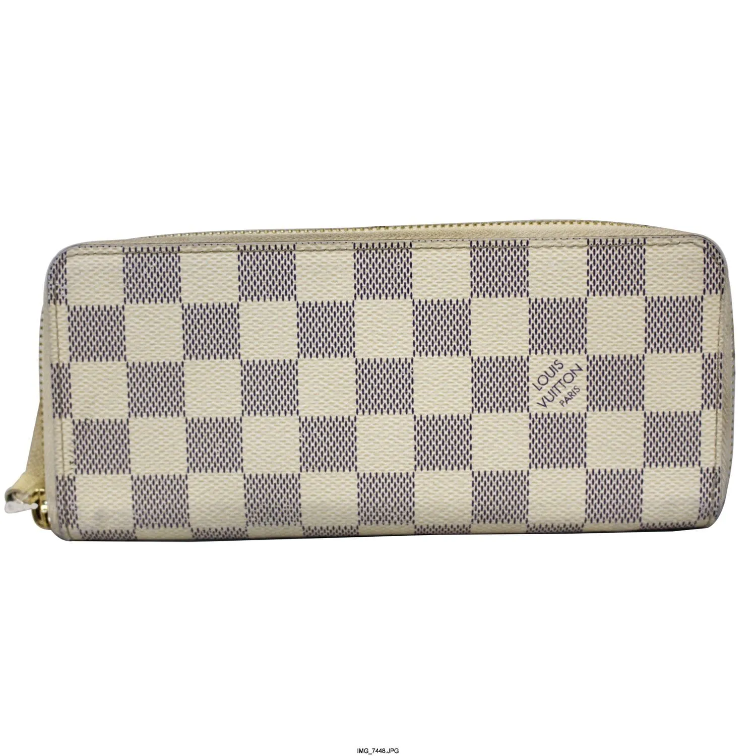 LOUIS VUITTON Clemence Damier Azur Wallet