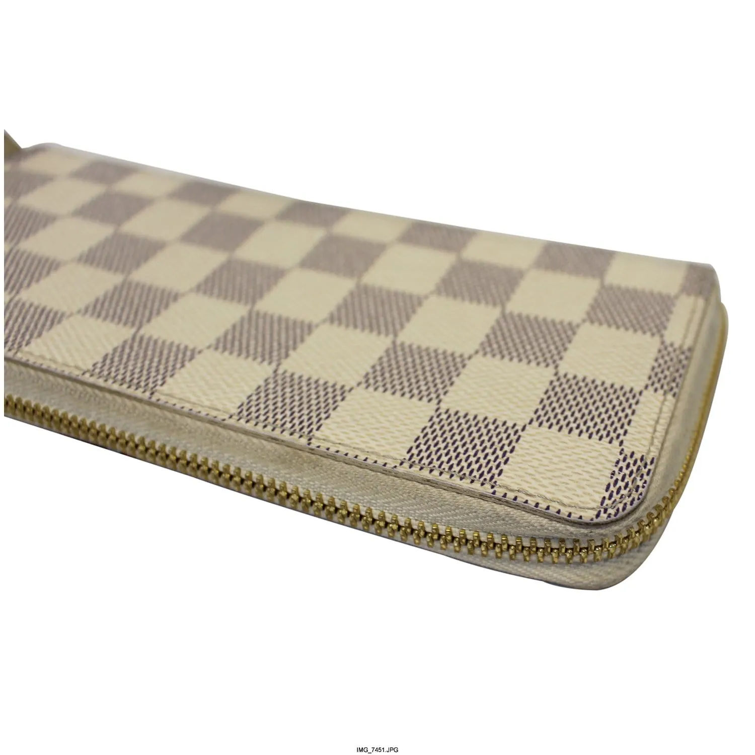 LOUIS VUITTON Clemence Damier Azur Wallet