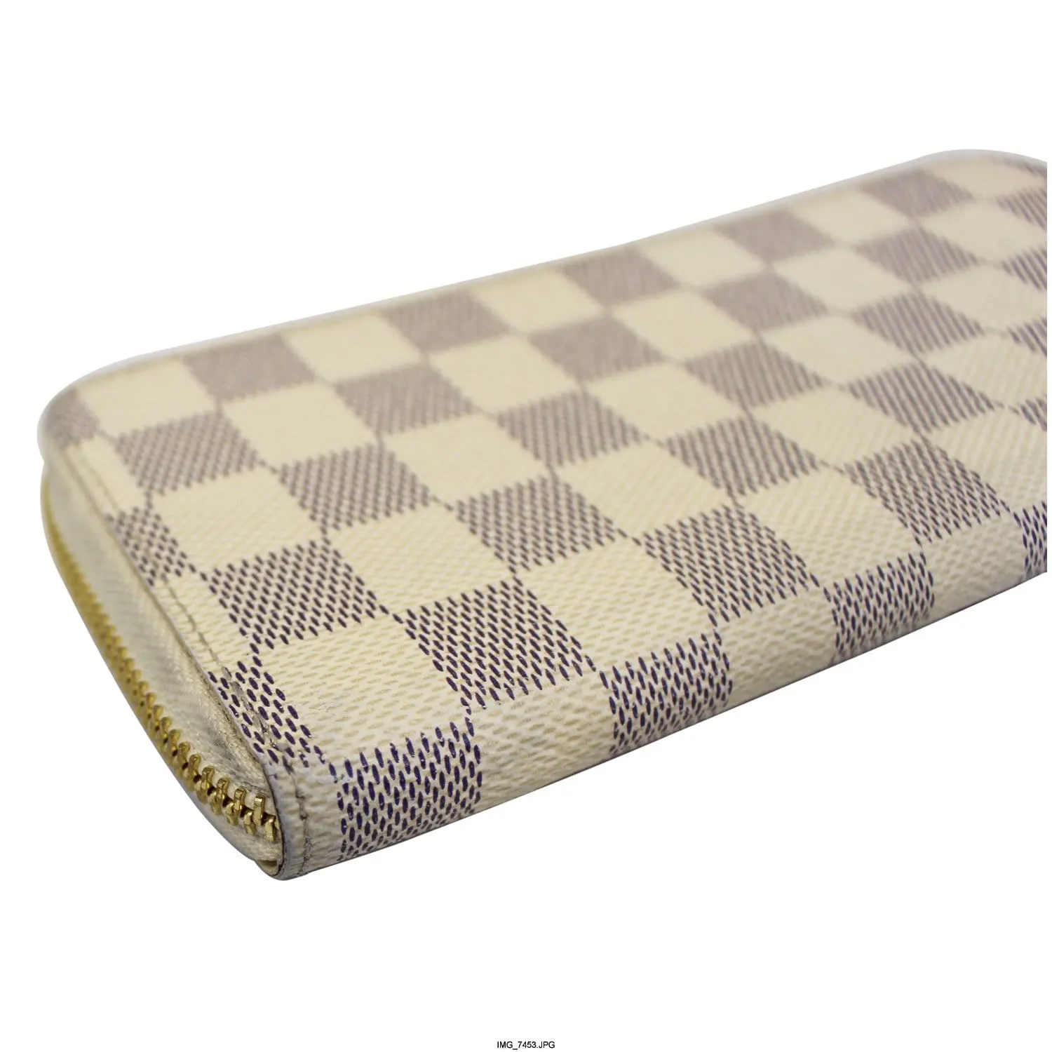 LOUIS VUITTON Clemence Damier Azur Wallet