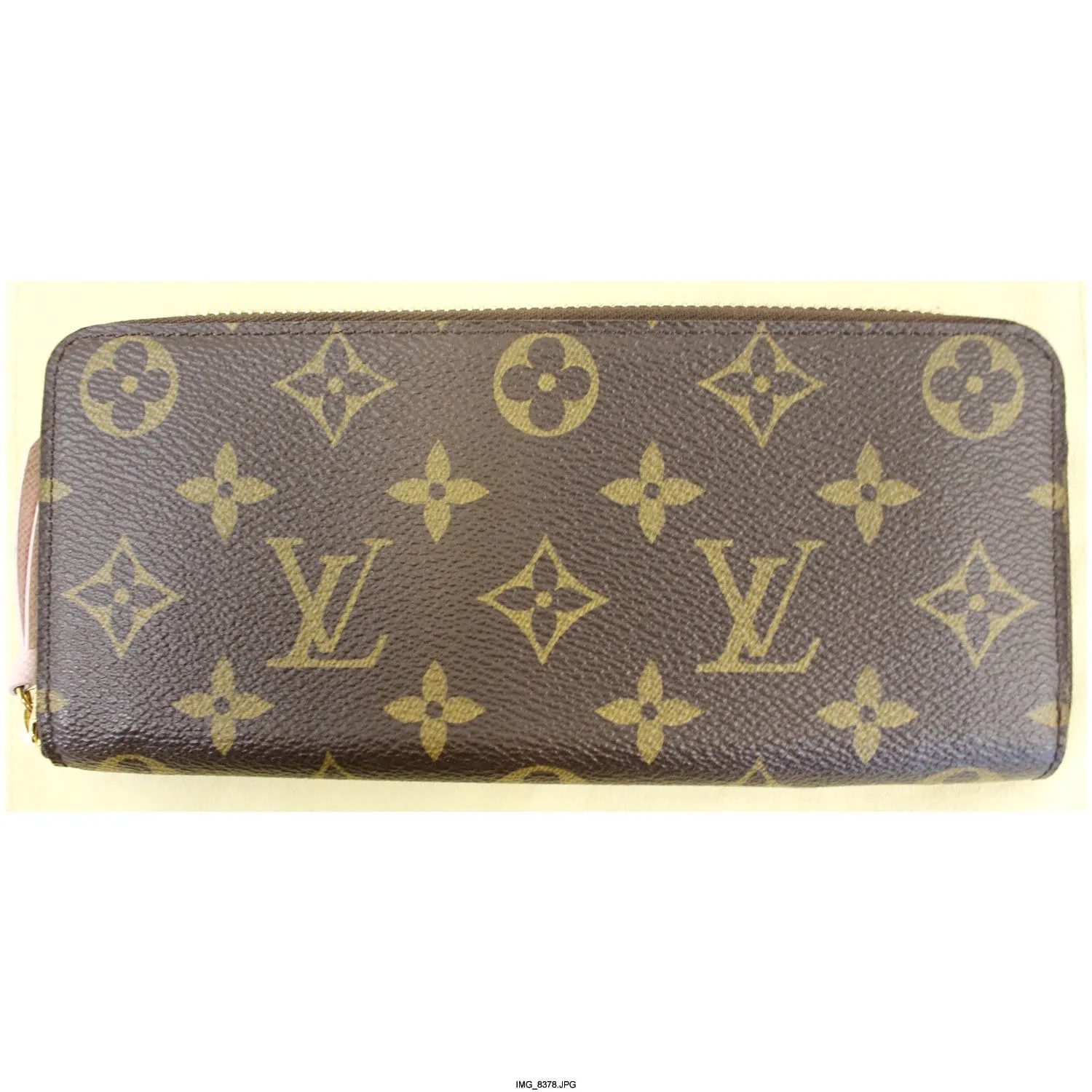 LOUIS VUITTON Clemence Monogram Canvas Wallet