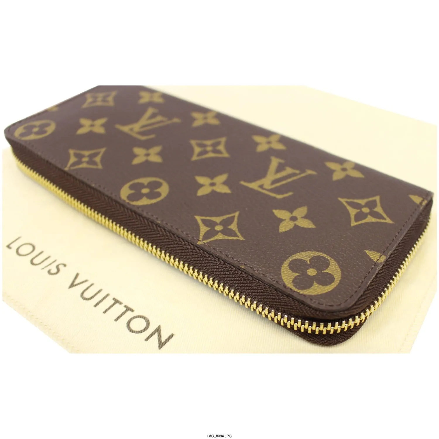 LOUIS VUITTON Clemence Monogram Canvas Wallet