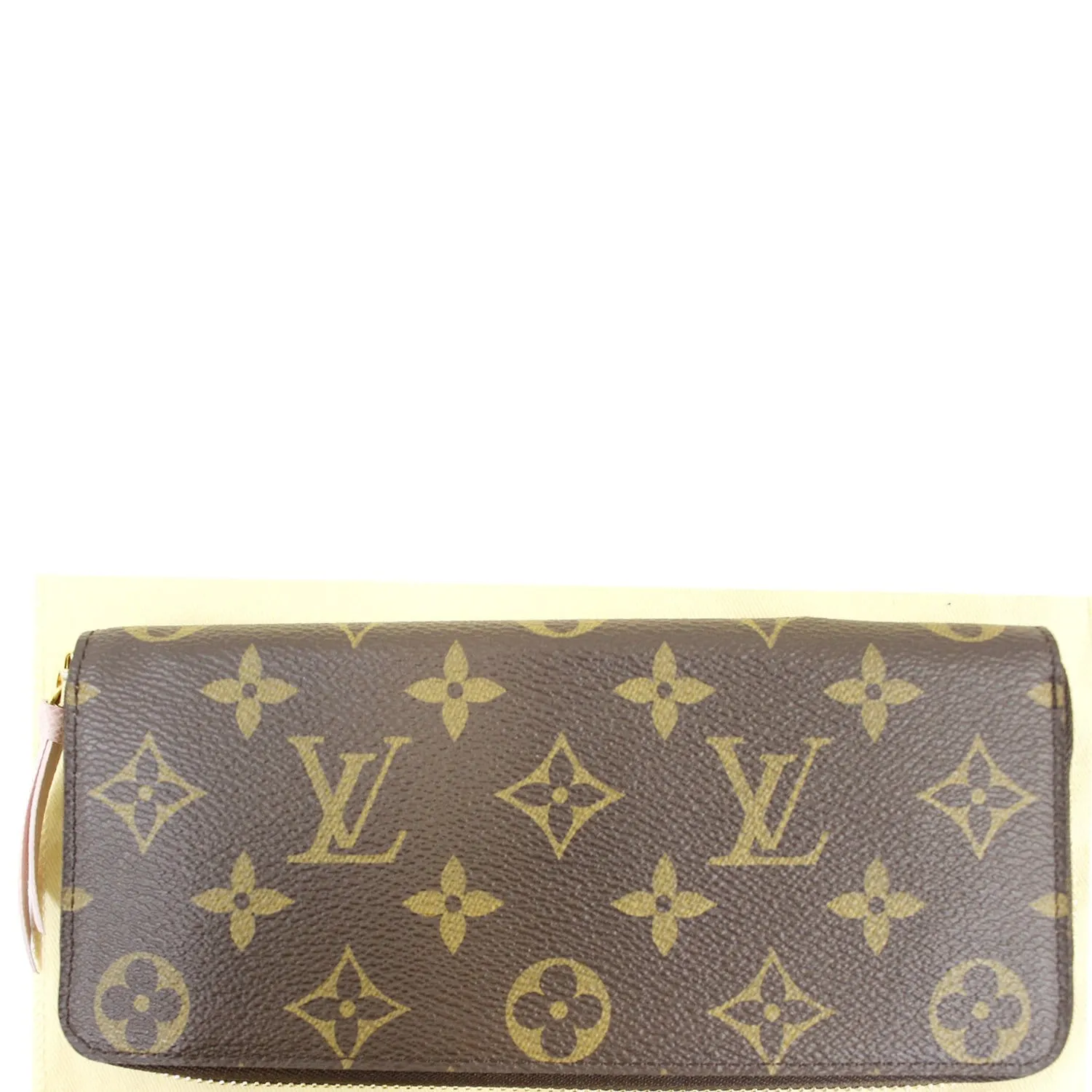 LOUIS VUITTON Clemence Monogram Canvas Wallet