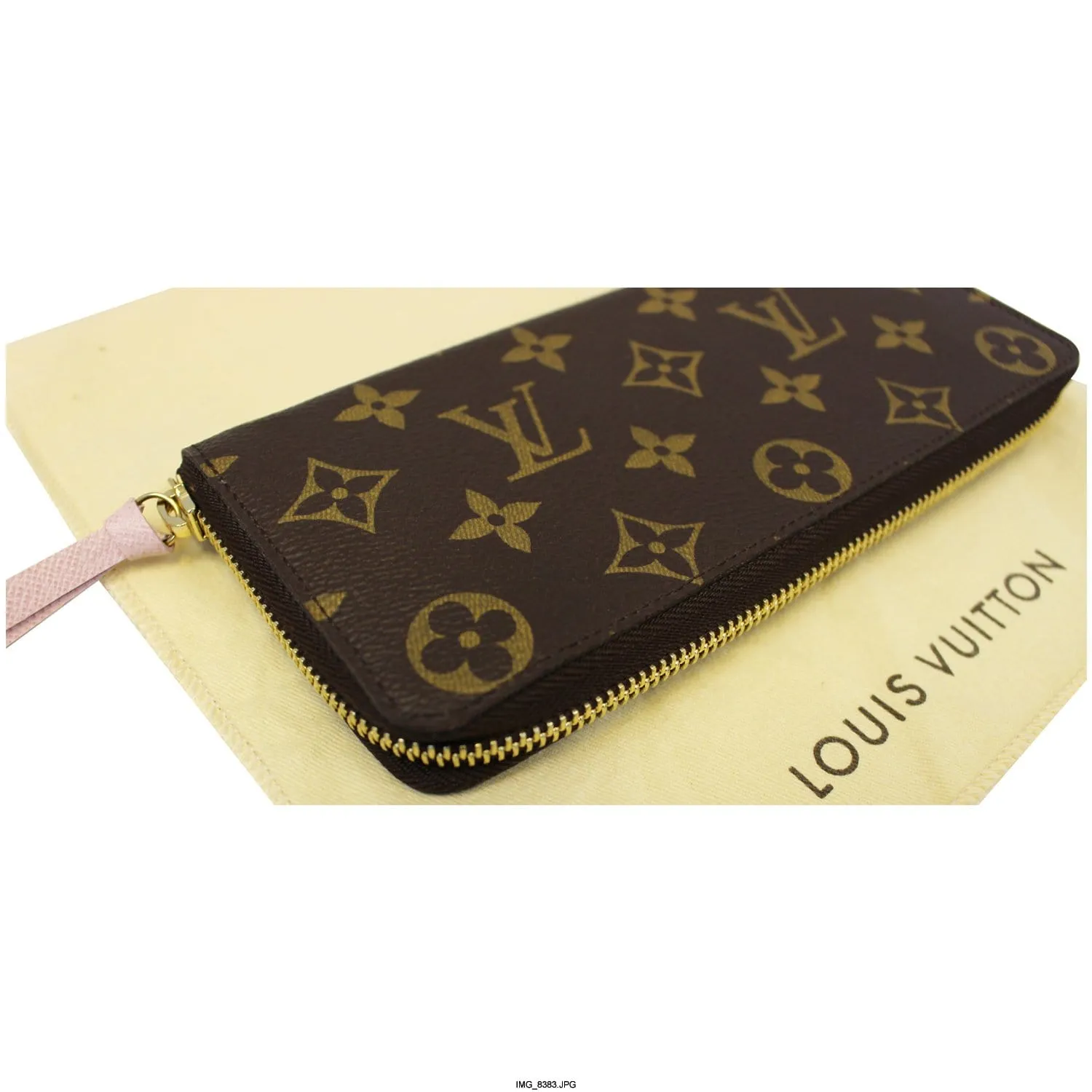 LOUIS VUITTON Clemence Monogram Canvas Wallet