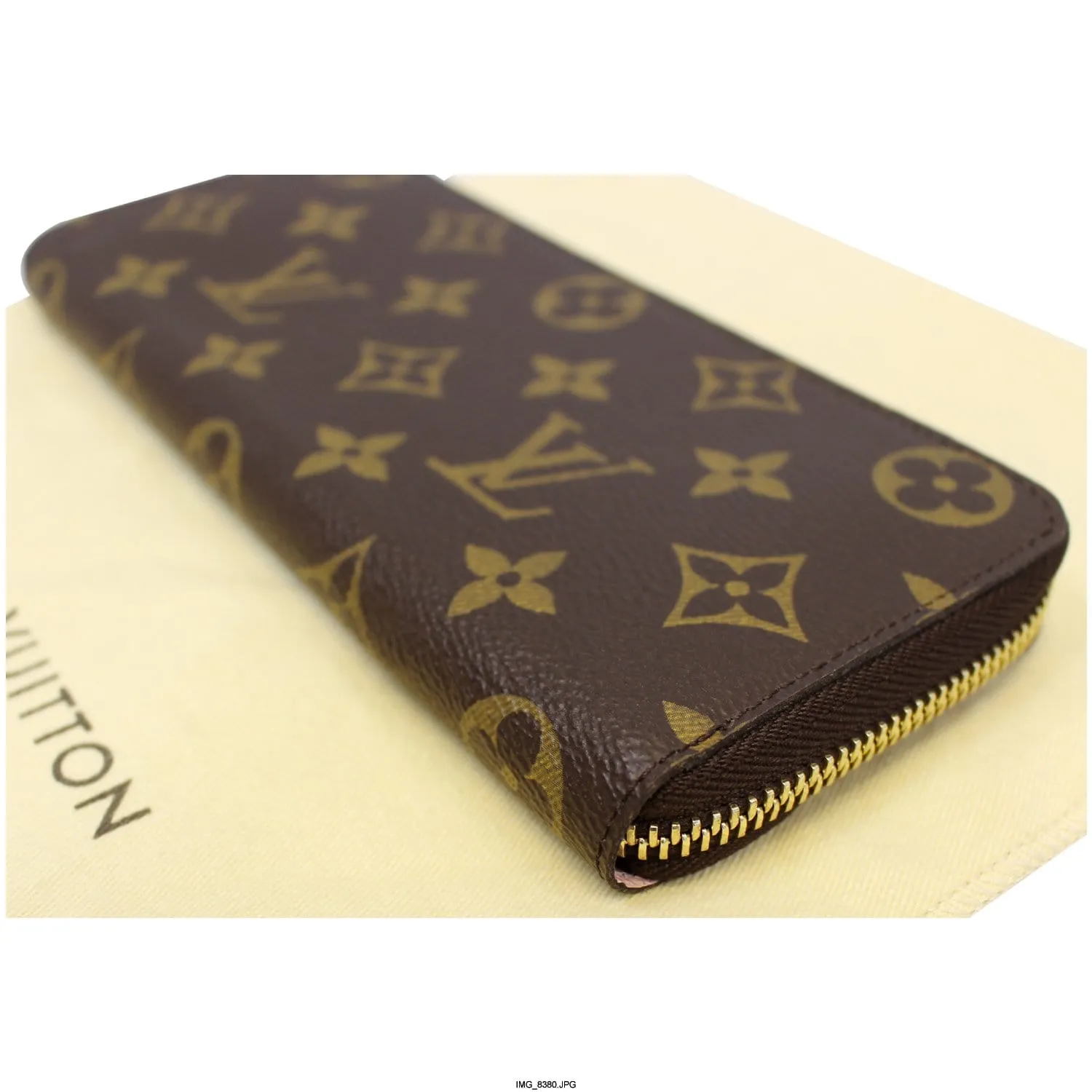 LOUIS VUITTON Clemence Monogram Canvas Wallet