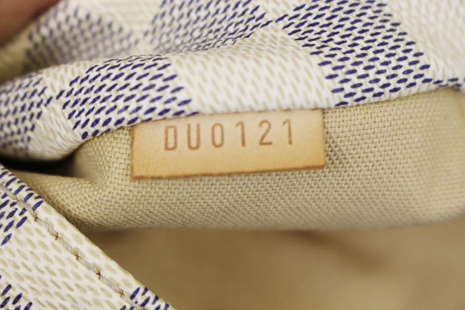 LOUIS VUITTON Damier Azur Totally GM Tote Shoulder Bag