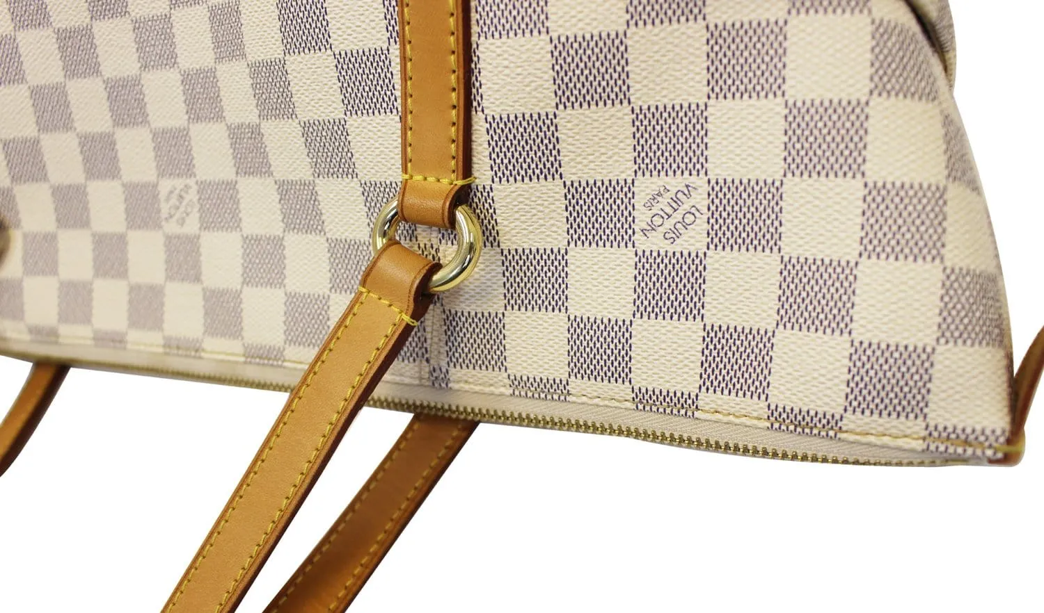 LOUIS VUITTON Damier Azur Totally GM Tote Shoulder Bag
