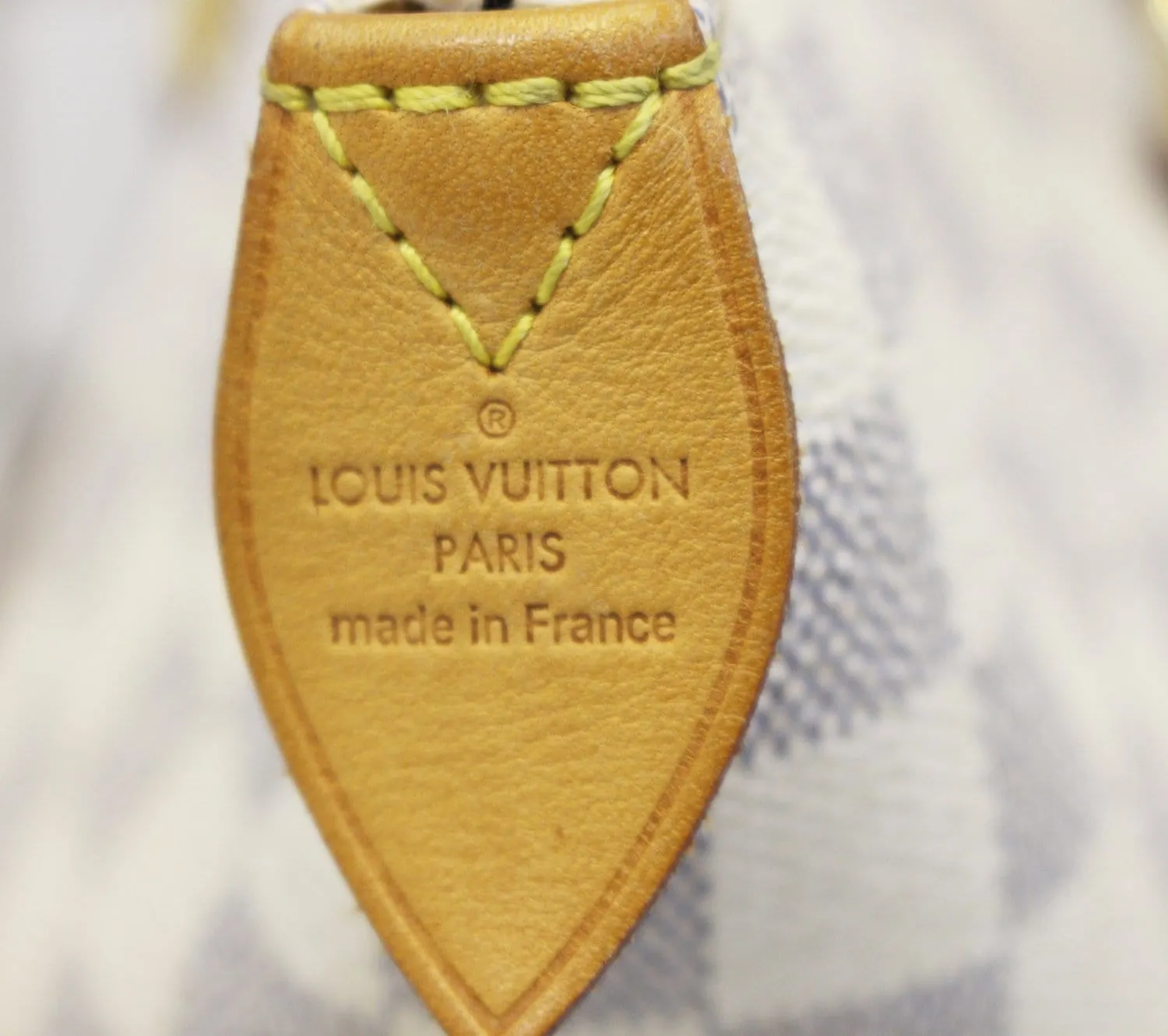 LOUIS VUITTON Damier Azur Totally GM Tote Shoulder Bag