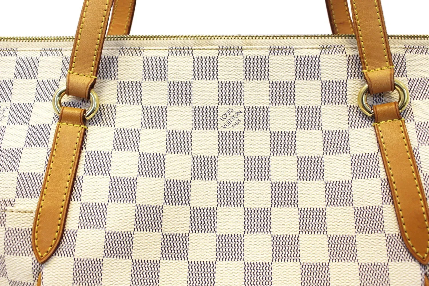 LOUIS VUITTON Damier Azur Totally GM Tote Shoulder Bag