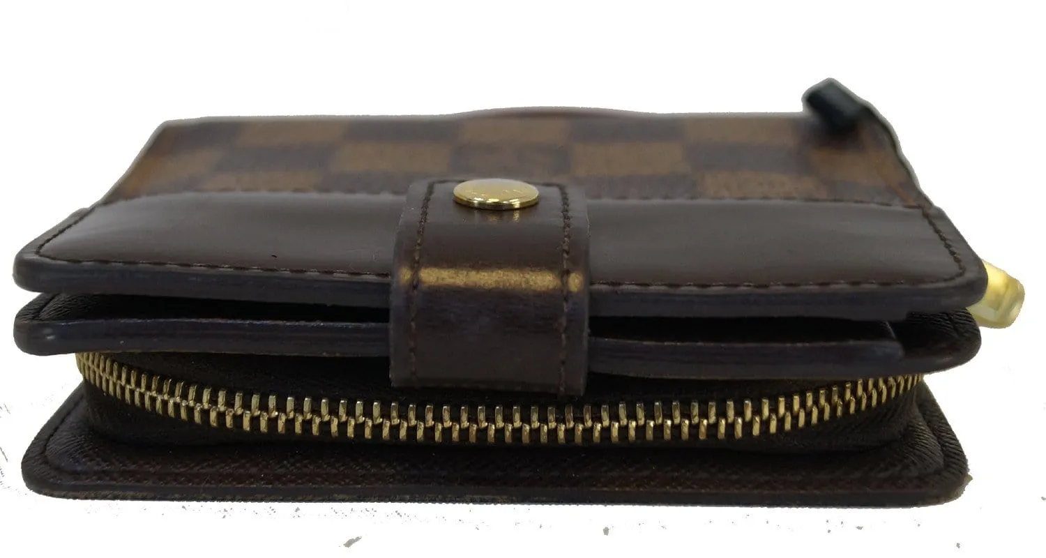 LOUIS VUITTON Damier Canvas leather Compact Zip Wallet