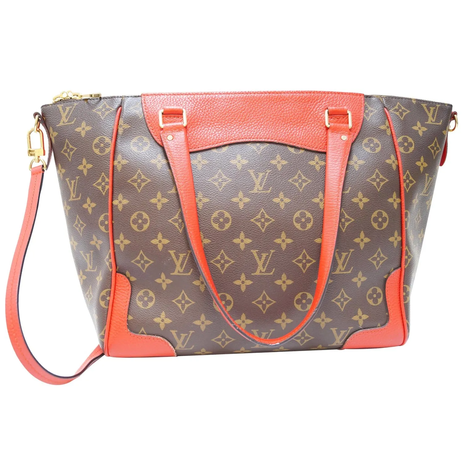 LOUIS VUITTON Estrela NM Monogram Canvas Shoulder Bag Cherry