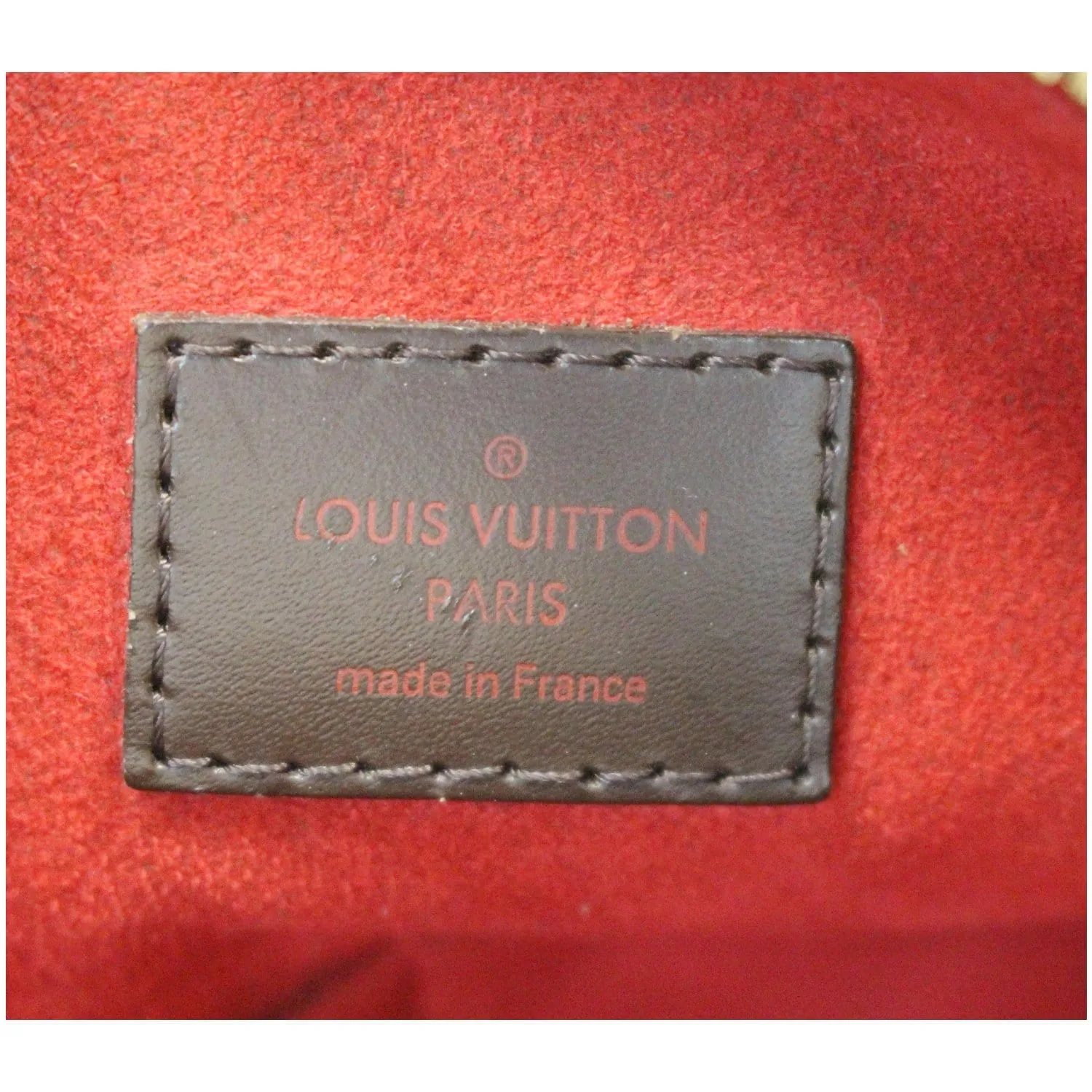 LOUIS VUITTON Evora MM Damier Ebene Tote Shoulder Bag Brown
