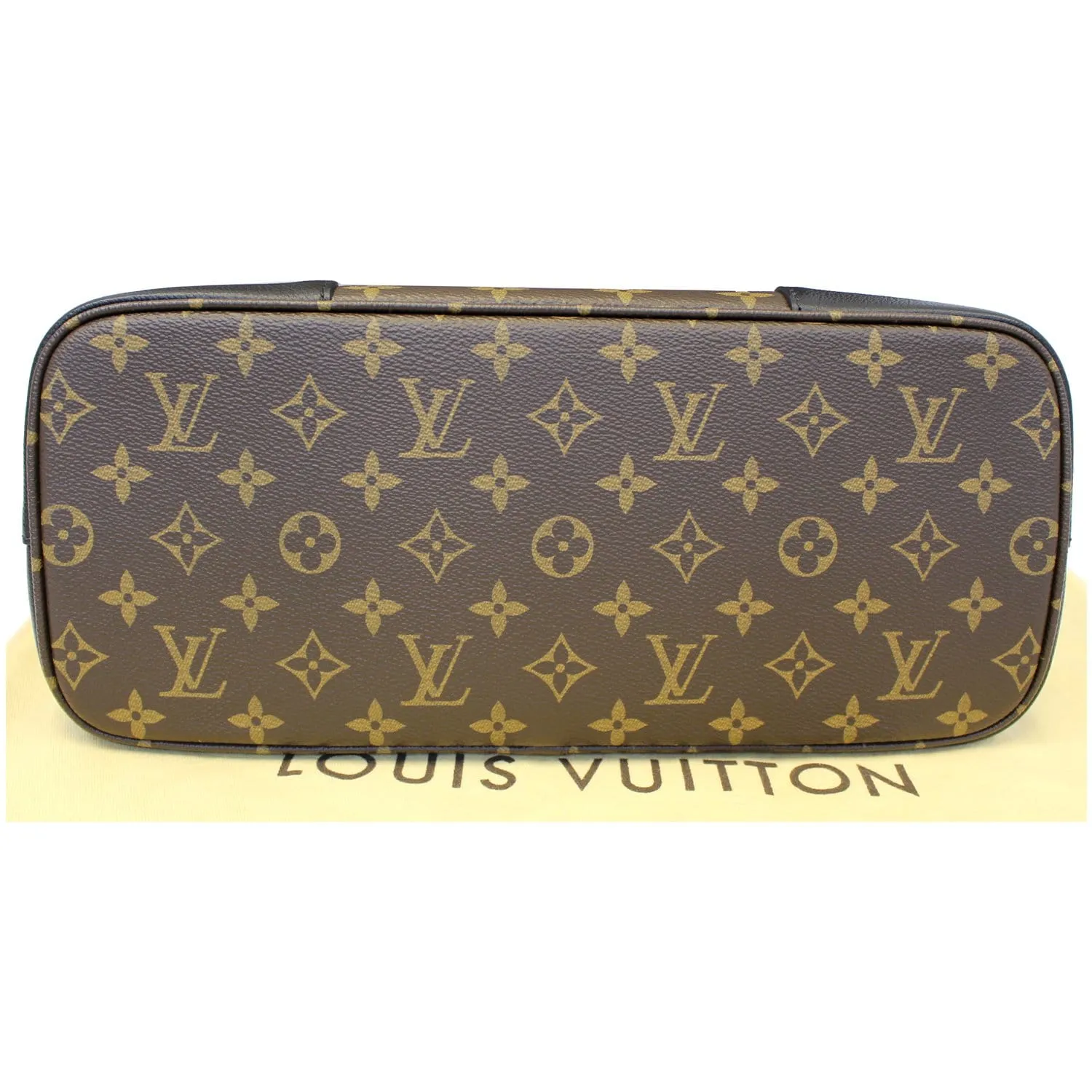 LOUIS VUITTON Flandrin Monogram Canvas Tote Shoulder Bag Brown