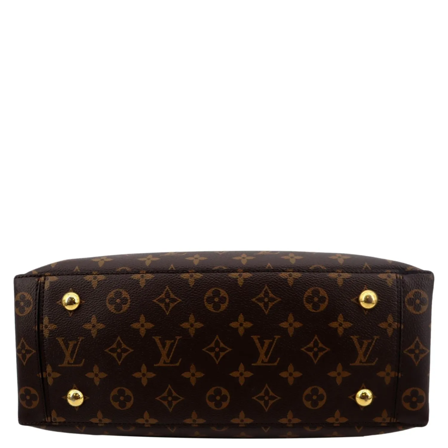 LOUIS VUITTON Flower Monogram Canvas Tote Shoulder Bag Cerise