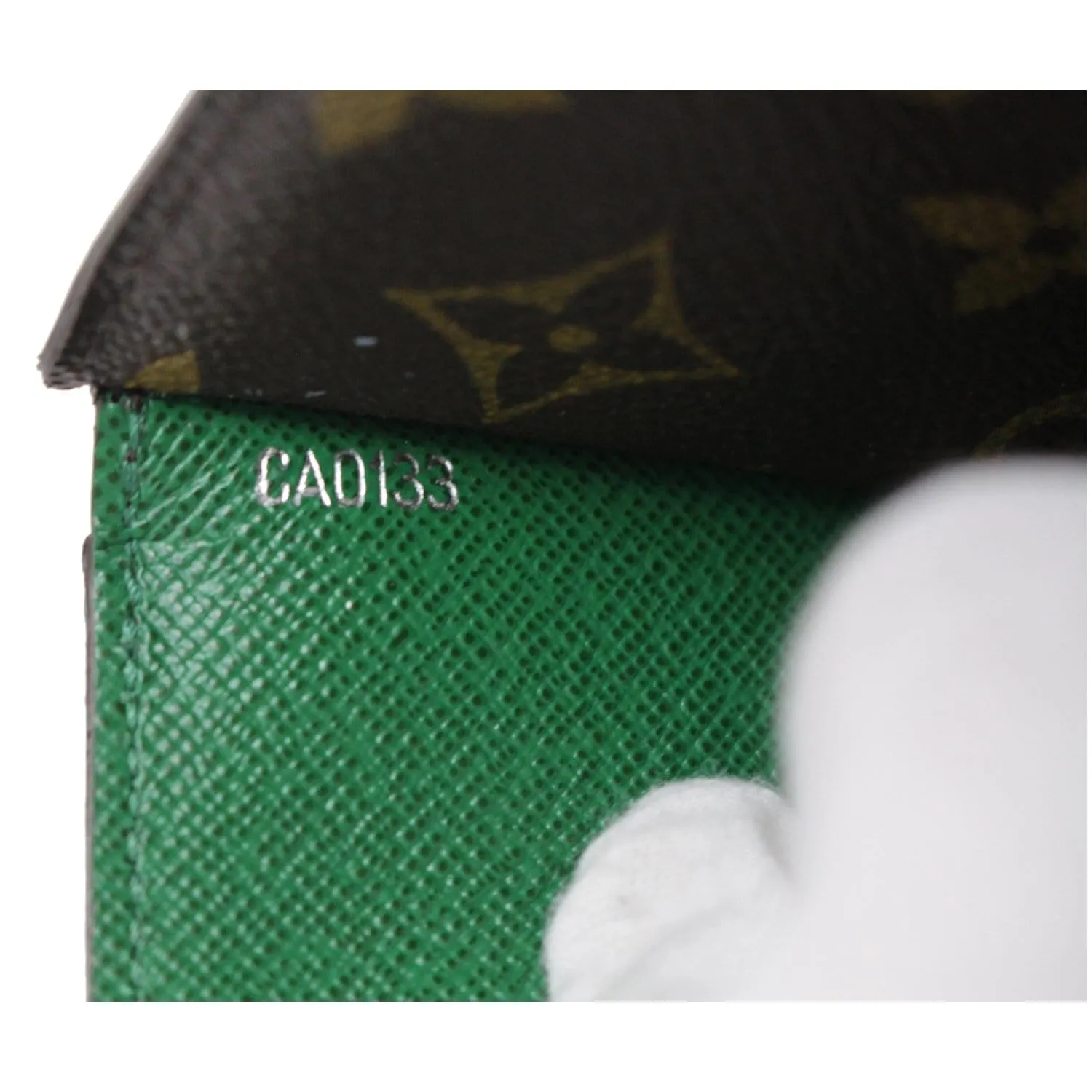 LOUIS VUITTON Marie-Lou Epi Monogram Canvas Compact Wallet Green