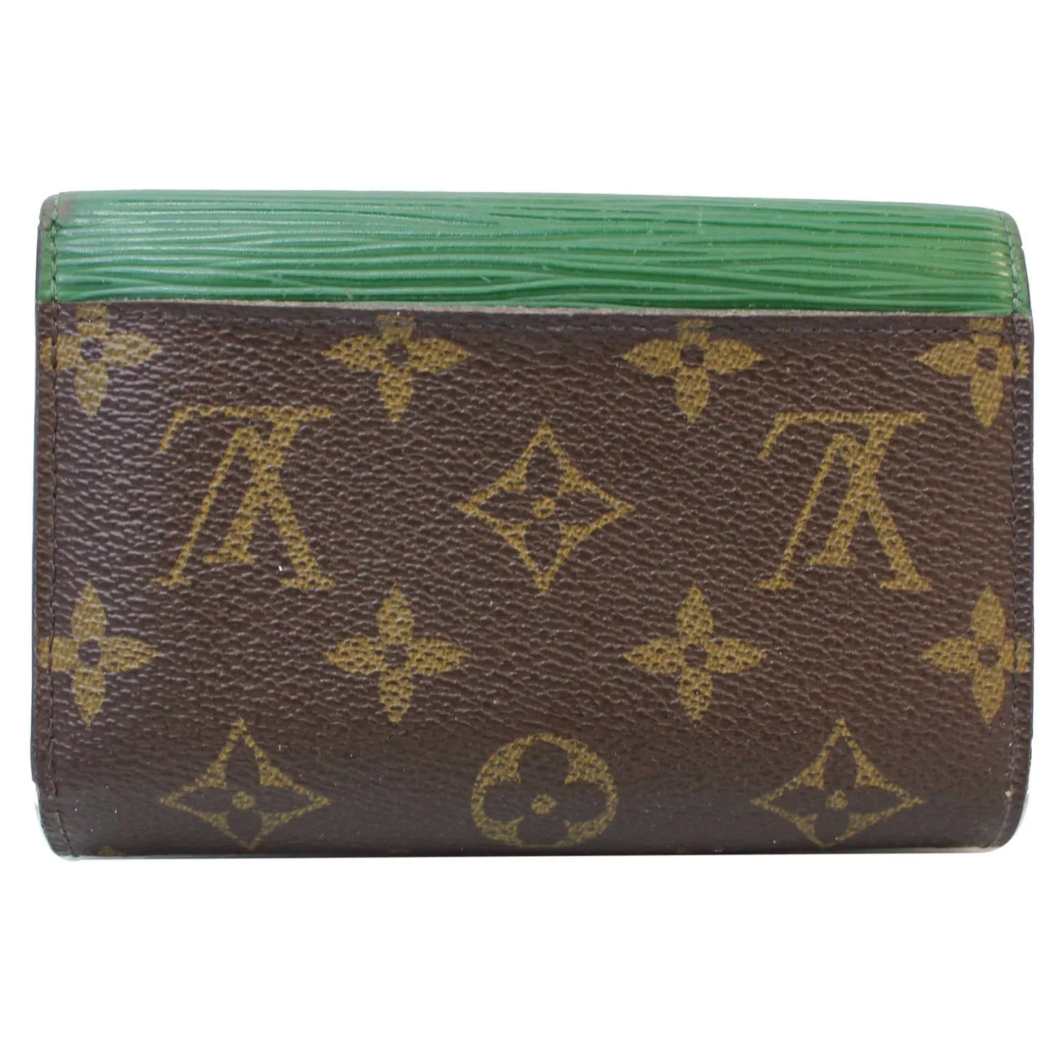 LOUIS VUITTON Marie-Lou Epi Monogram Canvas Compact Wallet Green