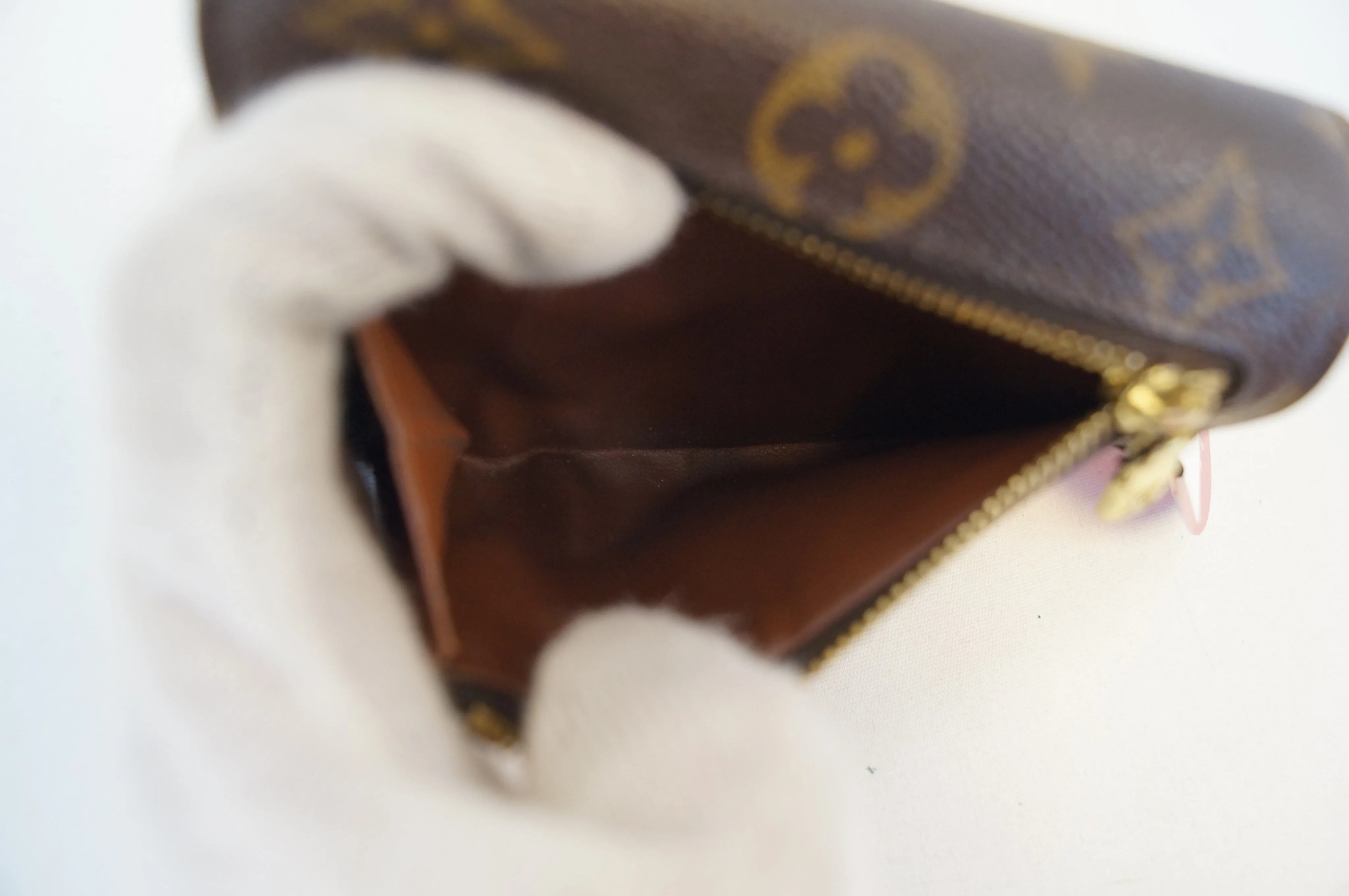 LOUIS VUITTON Monogram Canvas Brown Koala Wallet TT1215