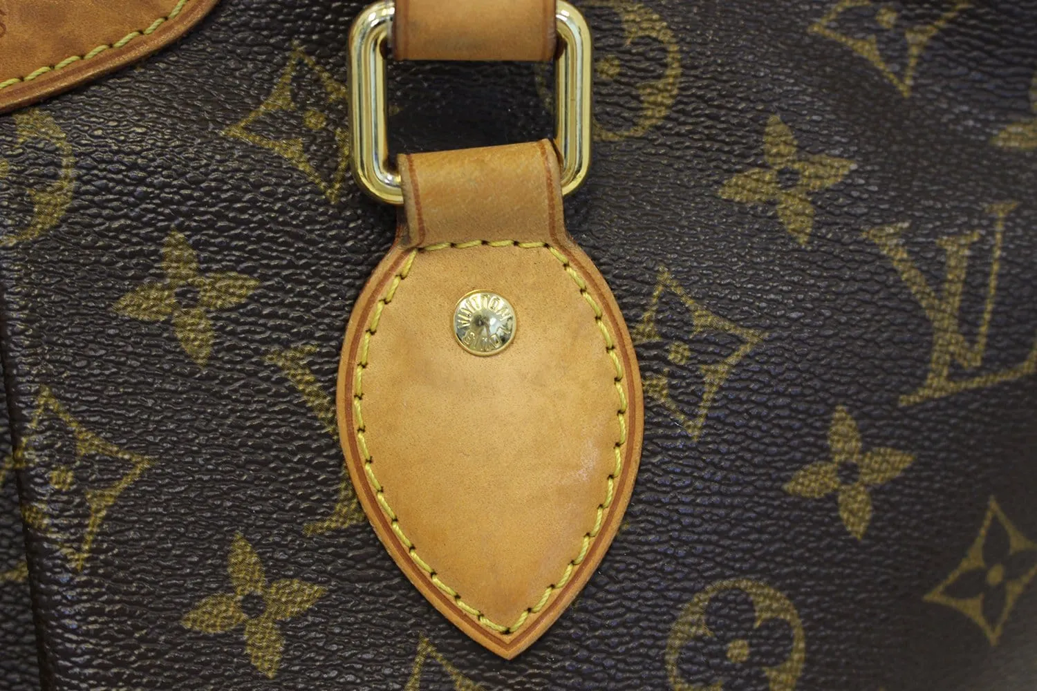 LOUIS VUITTON Monogram Canvas Palermo PM Brown Shoulder Bag