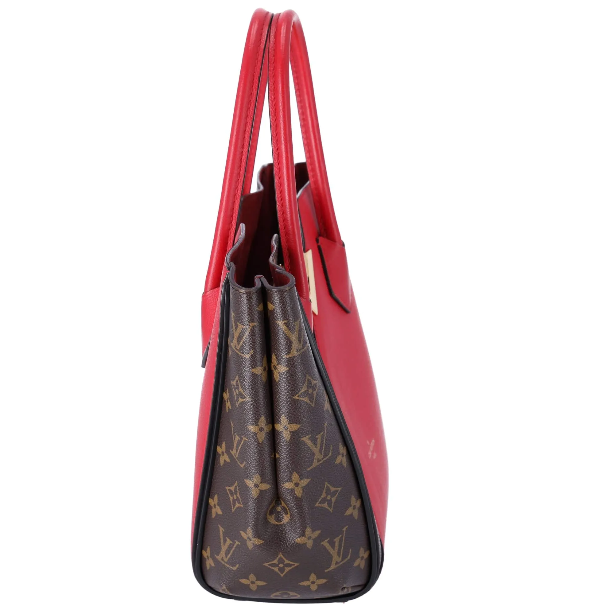 Louis Vuitton Monogram Kimono MM Brown Red Tote Bag Canvas Shoulder Bag M40459